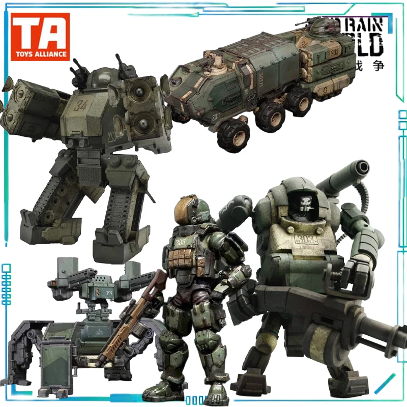 TOYS ALLIANCE Original Acid Rain War Series 303 Groux Infiltrator,RV5m,LA3m,ST1m,QM3m Finished Product Model Collectibles BBI
TOYS ALLIANCE Original Acid Rain War Series 303 Groux Infiltrator,RV5m,LA3m,ST1m,QM3m Finished Product Model Collectibles BBI