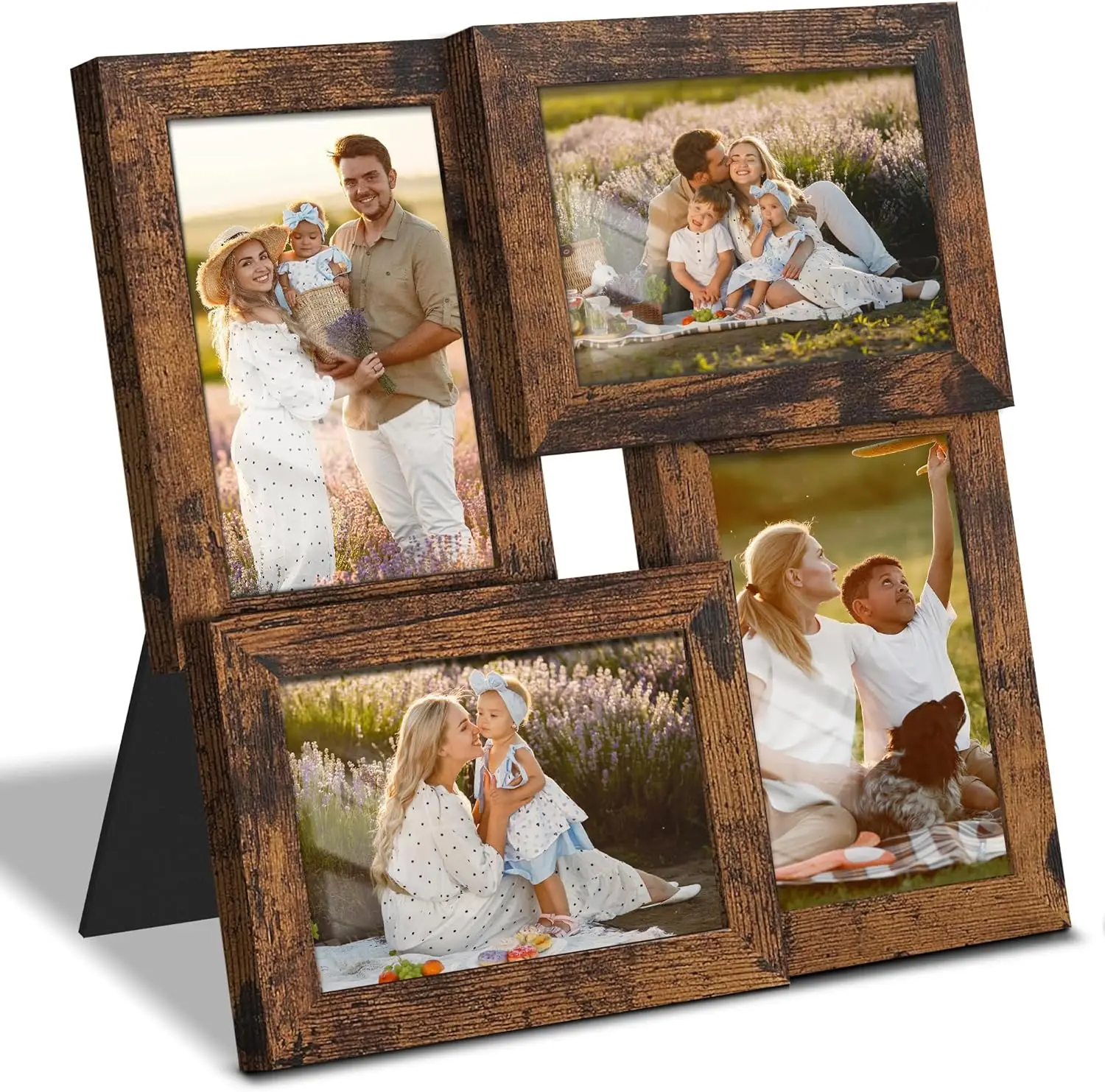 4x6 Collage Picture Frame Tempered Glass Front, Displays Four 4x6 Photo, Family Photo Collage Frame, Wall Decor Wall Hanging or Tabletop, Brown
4x6 Collage Picture Frame Tempered Glass Front, Displays Four 4x6 Photo, Family Photo Collage Frame, Wall Decor Wall Hanging or Tabletop, Brown