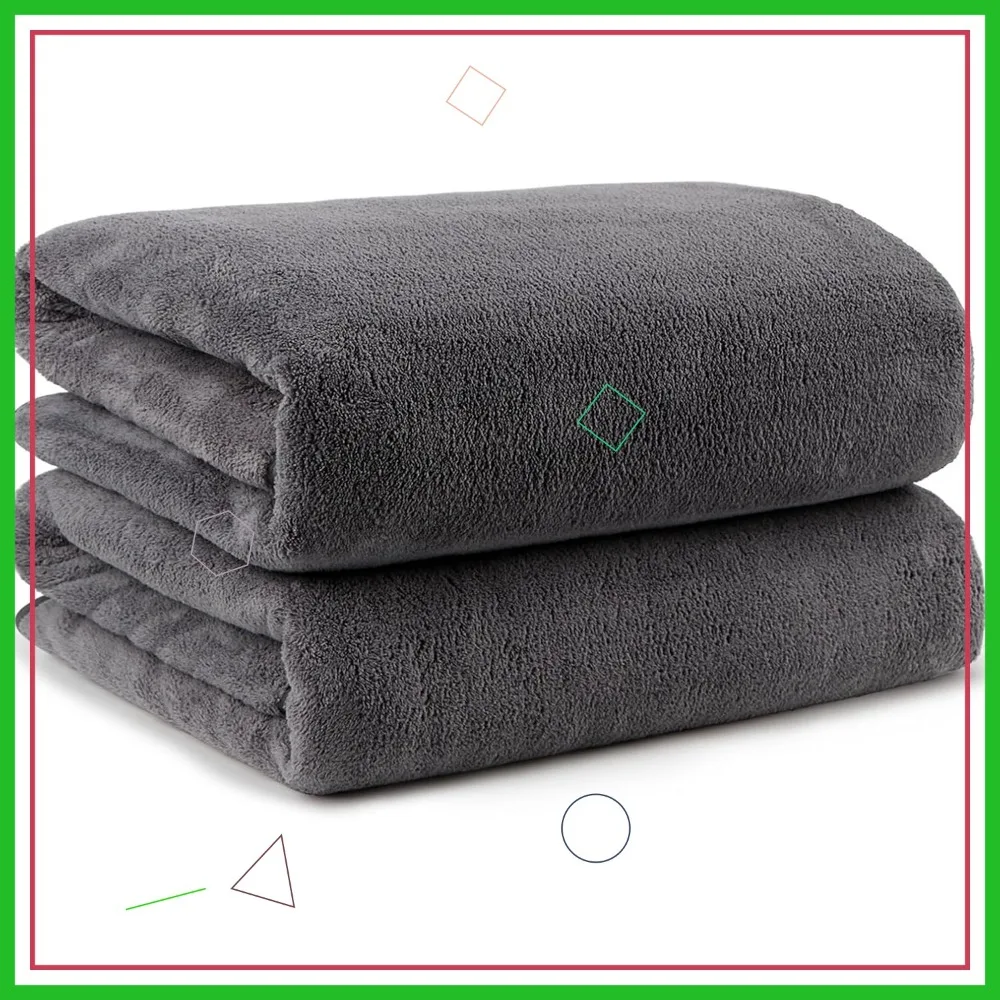 Quick-Dry Microfiber Bath Towels 2-Pack, 27x54 Inches - Soft & Absorbent for Gym, Yoga, Travel
Quick-Dry Microfiber Bath Towels 2-Pack, 27x54 Inches - Soft & Absorbent for Gym, Yoga, Travel
