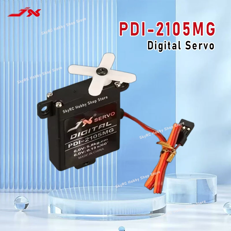 JX PDI-2105MG 21g Metal Gear Wing Servo 5.8KG Large Torque Digital Servo For RC Fixed Wing Airplane Aircraft Helicopter Parts
JX PDI-2105MG 21g Metal Gear Wing Servo 5.8KG Large Torque Digital Servo For RC Fixed Wing Airplane Aircraft Helicopter Parts