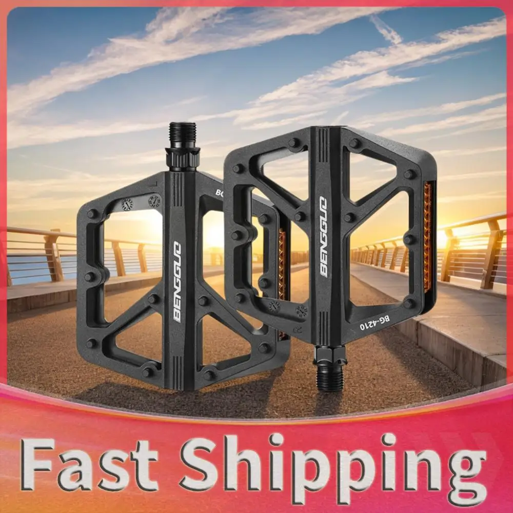 Double DU Bearing Nylon Bicycle Pedals with Reflector Ultralight Bike Pedals Bicycle Platform Pedals Bike Accessories
Double DU Bearing Nylon Bicycle Pedals with Reflector Ultralight Bike Pedals Bicycle Platform Pedals Bike Accessories