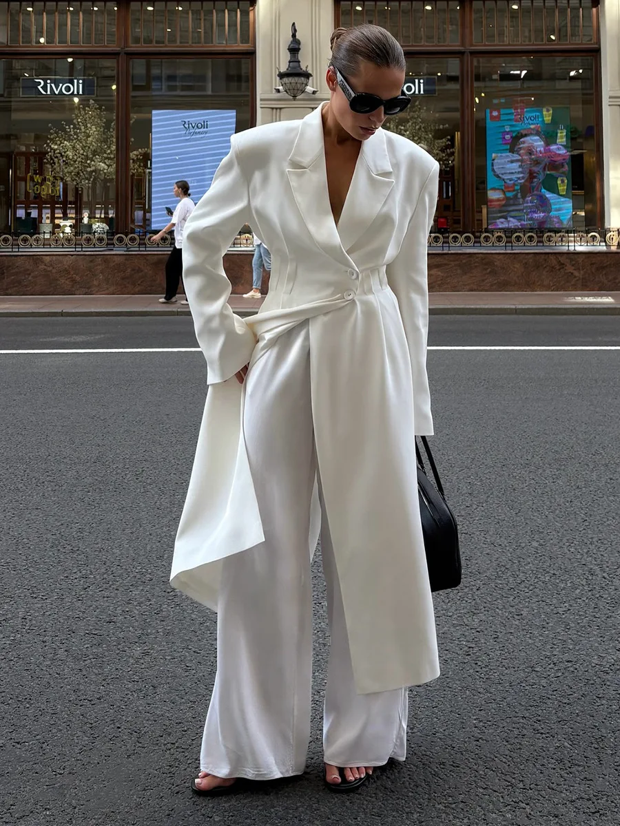 Wolfeel Fashion Extended Suit Jacket Women's Autumn Winter Waist Slimming Suit Female Fashionable Commuter Suit
Wolfeel Fashion Extended Suit Jacket Women's Autumn Winter Waist Slimming Suit Female Fashionable Commuter Suit