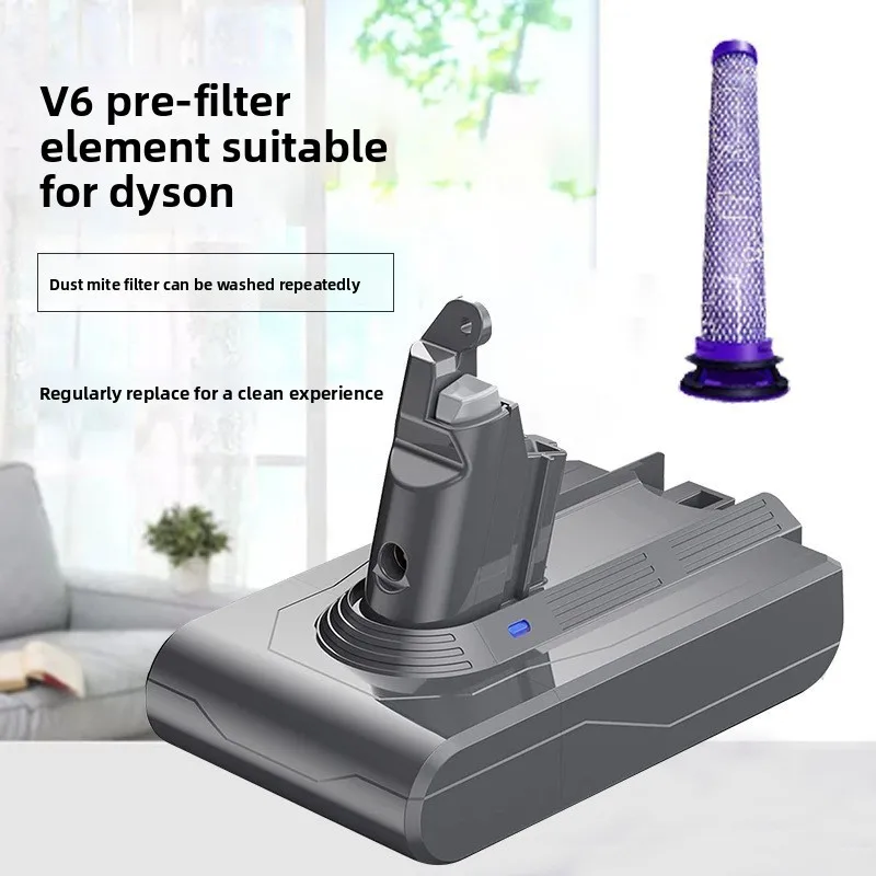 Бесплатный фильтрующий картридж, аккумулятор для пылесоса Dyson, совместимый с V6 (DC62) V7 V8 V10 V11 DC34
Бесплатный фильтрующий картридж, аккумулятор для пылесоса Dyson, совместимый с V6 (DC62) V7 V8 V10 V11 DC34