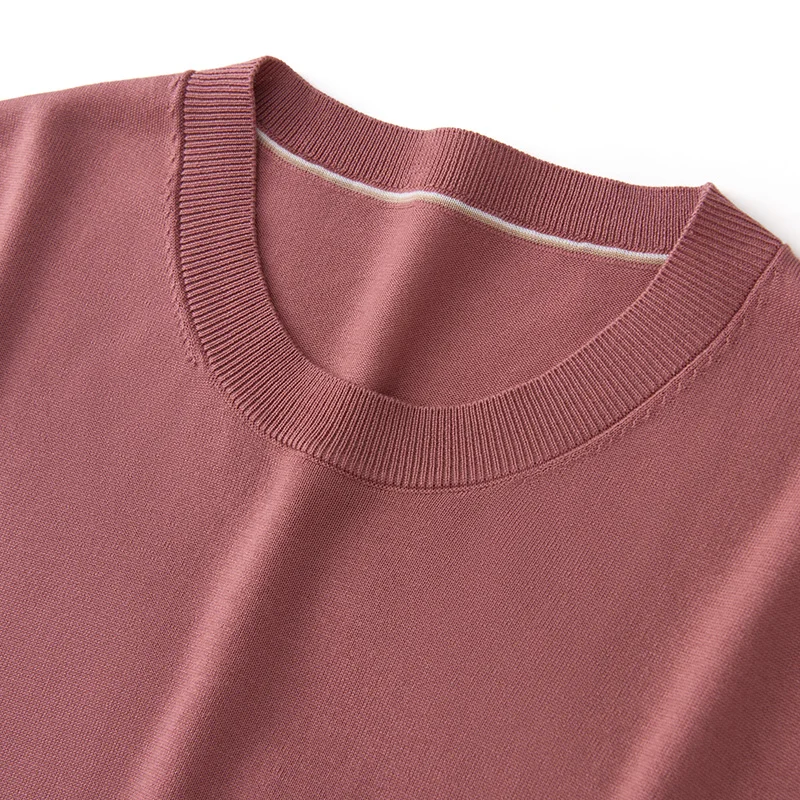 ZOCEPT Spring Summer Solid Fine Wool Knitted Short Sleeves Sweater Men Casual O-Neck 100% Lyocell Pullover Tees for Male
ZOCEPT Spring Summer Solid Fine Wool Knitted Short Sleeves Sweater Men Casual O-Neck 100% Lyocell Pullover Tees for Male