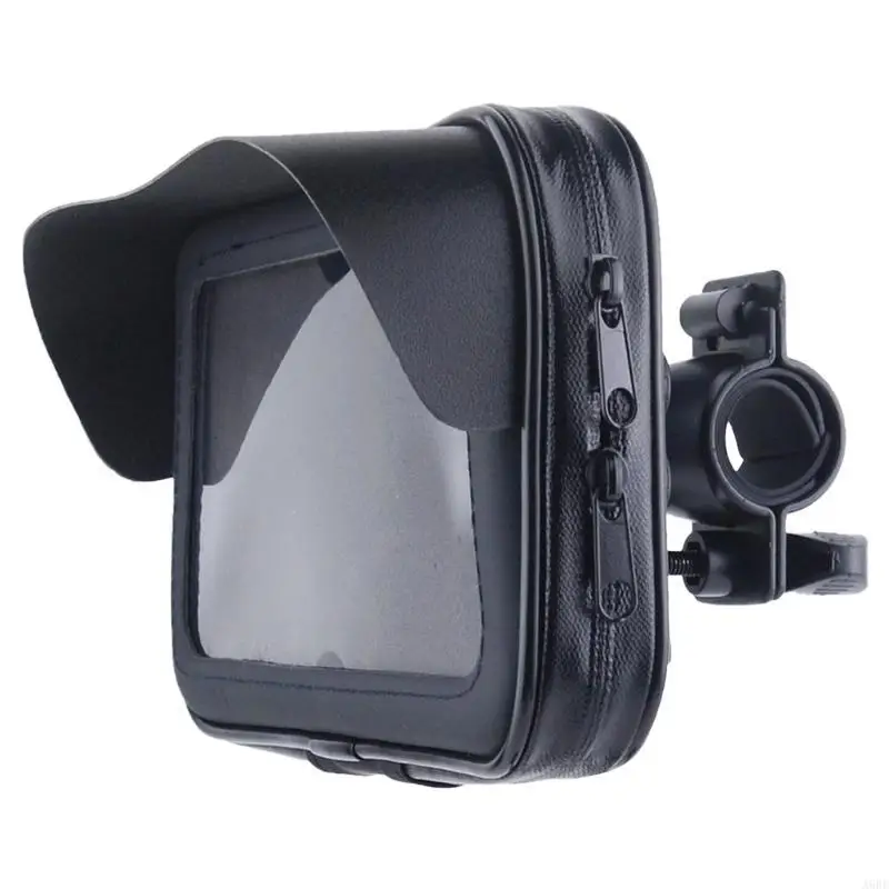 652F Handlebar Phone Holder for Cellphone Up to 6.5" Motorbike Waterproof Phone Bag with Sunvisor 360 Degree Rotating
652F Handlebar Phone Holder for Cellphone Up to 6.5" Motorbike Waterproof Phone Bag with Sunvisor 360 Degree Rotating