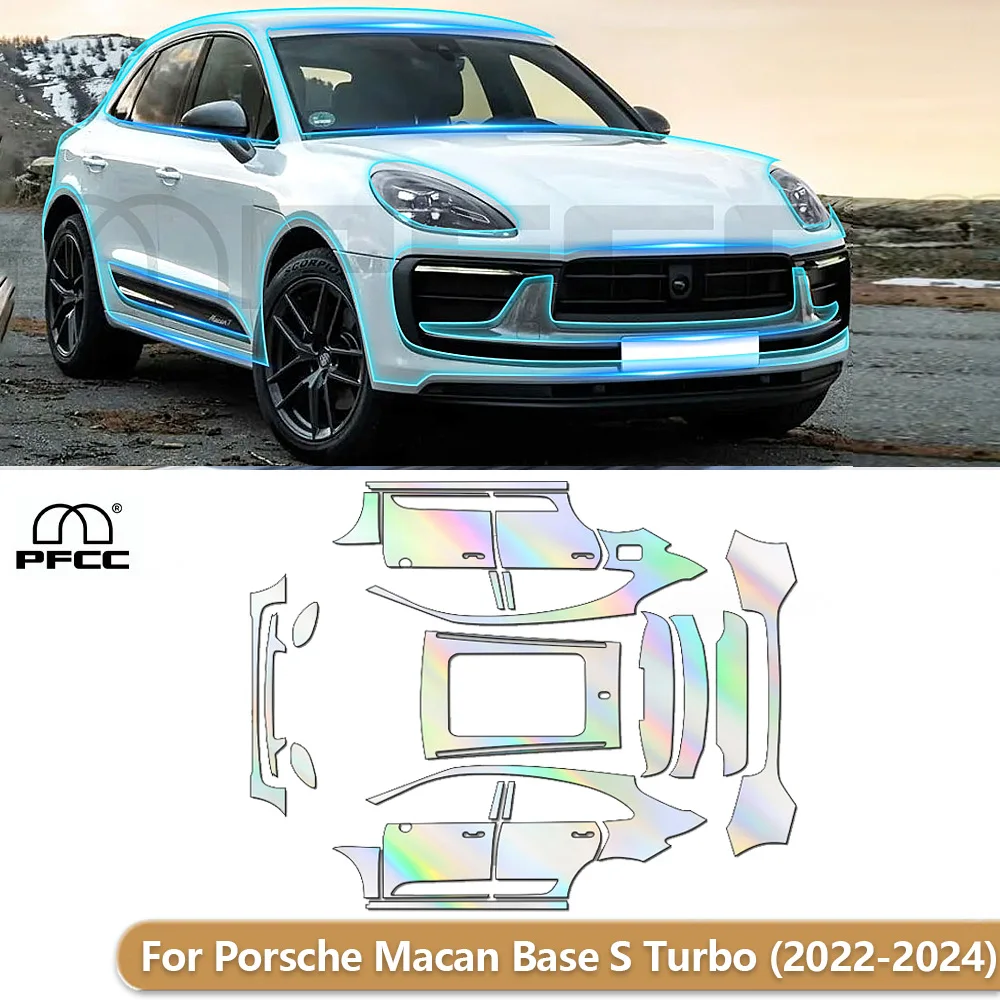 Pre-cut Paint Protection Film for Porsche Macan Base S Turbo 2022 2023 2024 TPU PPF Car Body Transparent Sticker Anti-Scratch
Pre-cut Paint Protection Film for Porsche Macan Base S Turbo 2022 2023 2024 TPU PPF Car Body Transparent Sticker Anti-Scratch