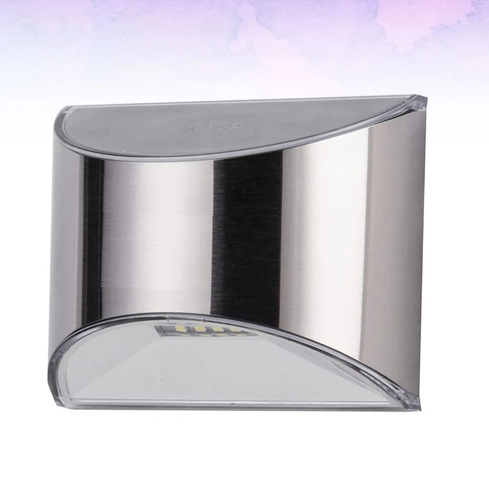 Solar Wall Lamp Outdoor Lighting Stainless Steel Silver Led Garden Road Decor Waterproof Durable Patio Solar Powered
Solar Wall Lamp Outdoor Lighting Stainless Steel Silver Led Garden Road Decor Waterproof Durable Patio Solar Powered