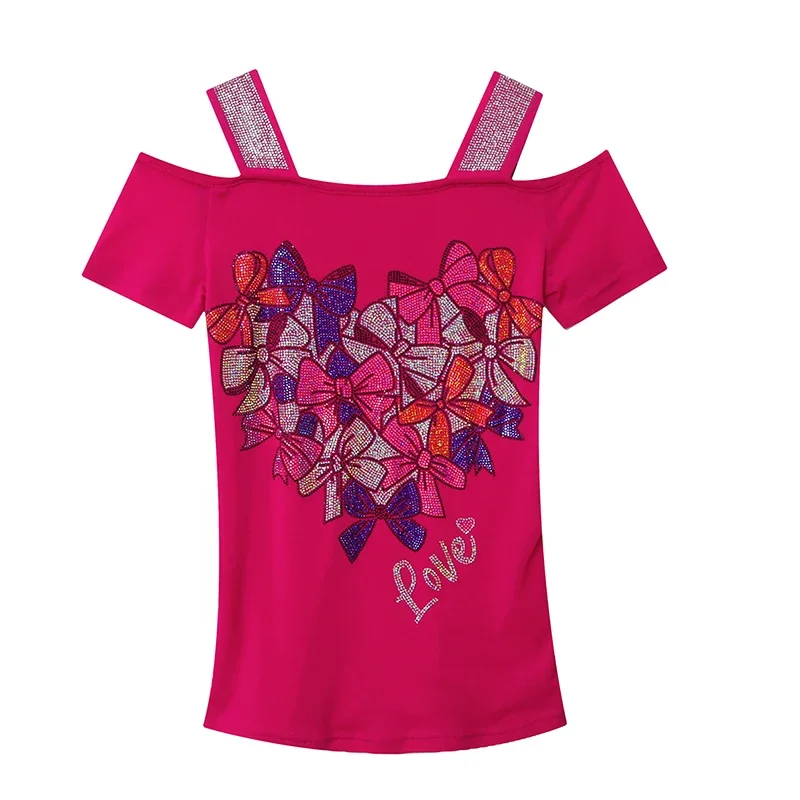 T-Shirt Sexy Off Shoulder Shiny Diamonds Mesh Women Tops All Match Tees Blusas M-3XL New 2025 Summer European Ladies
T-Shirt Sexy Off Shoulder Shiny Diamonds Mesh Women Tops All Match Tees Blusas M-3XL New 2025 Summer European Ladies