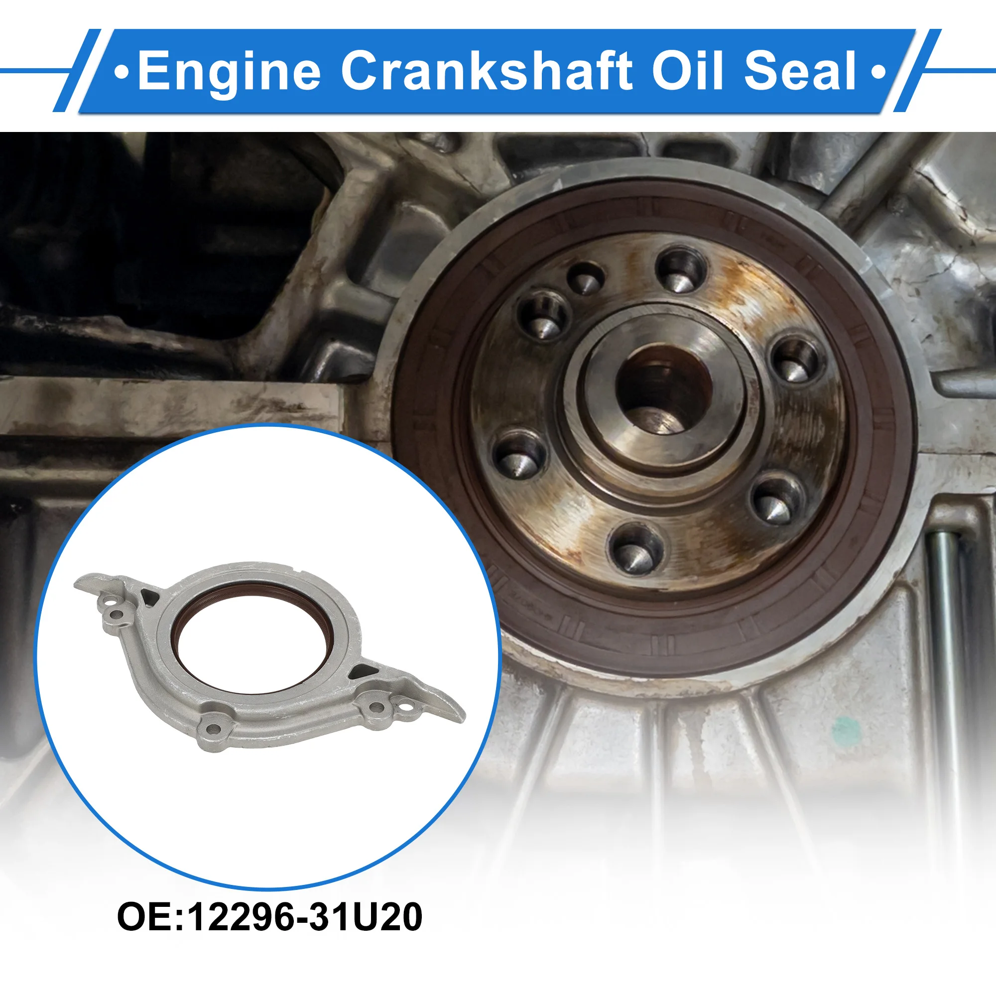 UXCELL 1Pc Rear Crankshaft Oil Seal with Flange for Nissan Maxima Murano No.12296-31U20
UXCELL 1Pc Rear Crankshaft Oil Seal with Flange for Nissan Maxima Murano No.12296-31U20
