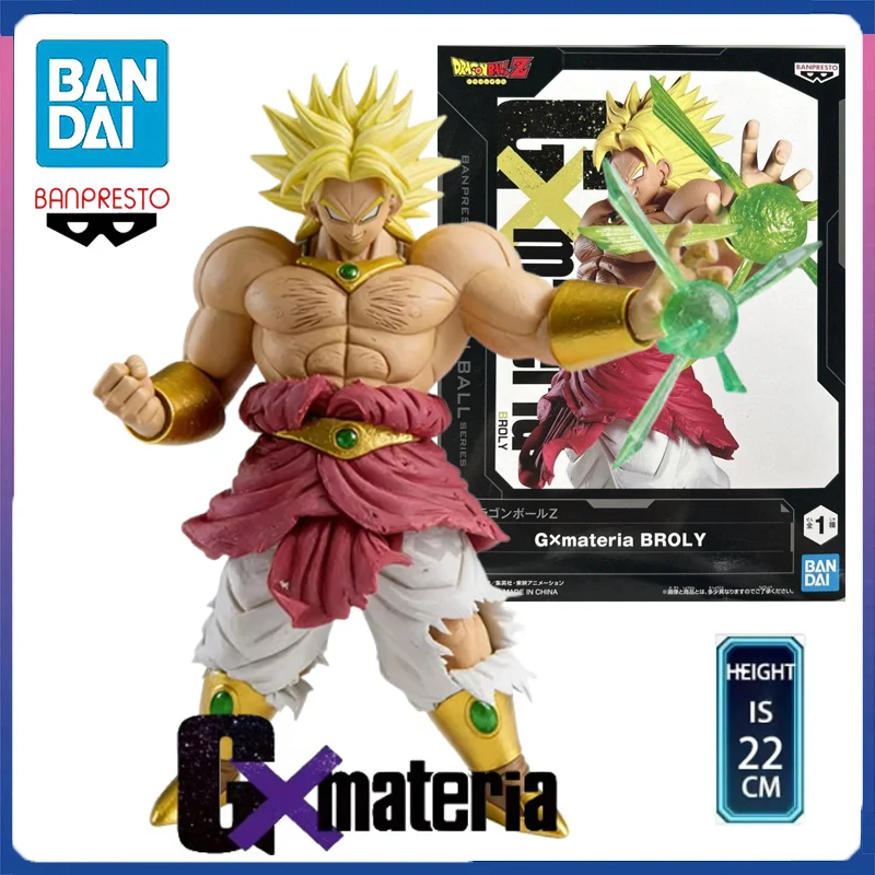 In Stock BANPRESTO G×materia DRAGON BALL Z SUPER SAIYA BROLY PVC 22CM ANIME ACTON FIGURES MODEL COLLECTION TOY
In Stock BANPRESTO G×materia DRAGON BALL Z SUPER SAIYA BROLY PVC 22CM ANIME ACTON FIGURES MODEL COLLECTION TOY