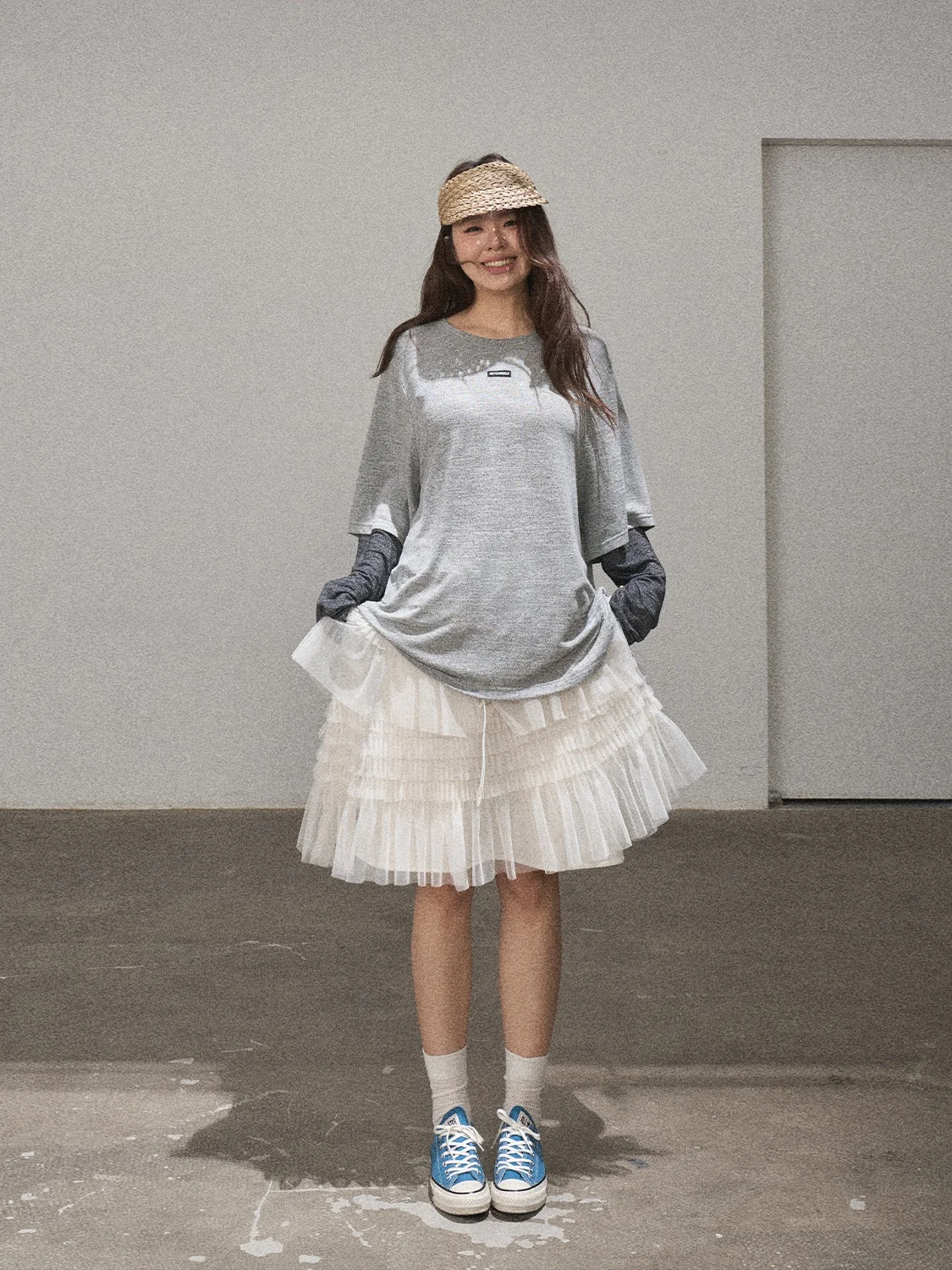 JINGU Large Size T-Shirt round Neck Long Sleeve Color Block Sleeve Casual Style Korean Style Top Women's Fashion Spring Summer
JINGU Large Size T-Shirt round Neck Long Sleeve Color Block Sleeve Casual Style Korean Style Top Women's Fashion Spring Summer