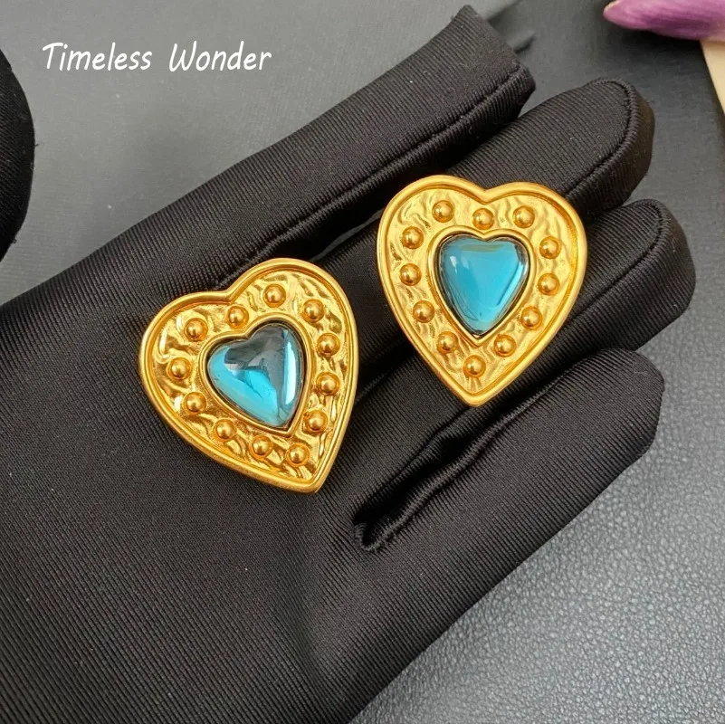 Timeless Wonder Fancy Crystal Heart Clip on Earrings for Women Designer Jewelry Runway Luxury Brand Gift Sweet Vintage 5133
Timeless Wonder Fancy Crystal Heart Clip on Earrings for Women Designer Jewelry Runway Luxury Brand Gift Sweet Vintage 5133