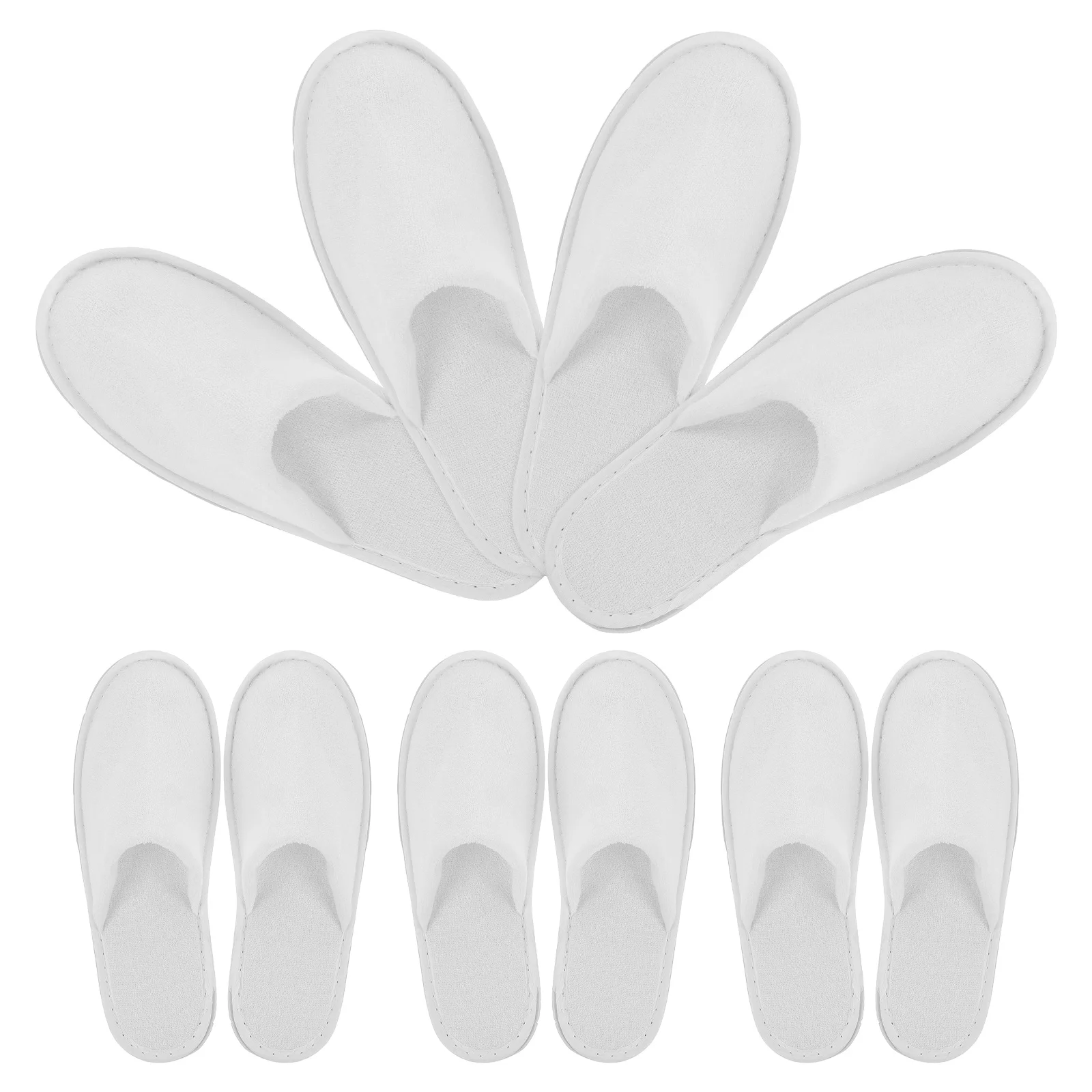 5 Pairs No wash Disposable Slippers Bulk Cloth Hotel Spa Supplies Lightweight Portable Unisex Guest Slippers Store
5 Pairs No wash Disposable Slippers Bulk Cloth Hotel Spa Supplies Lightweight Portable Unisex Guest Slippers Store