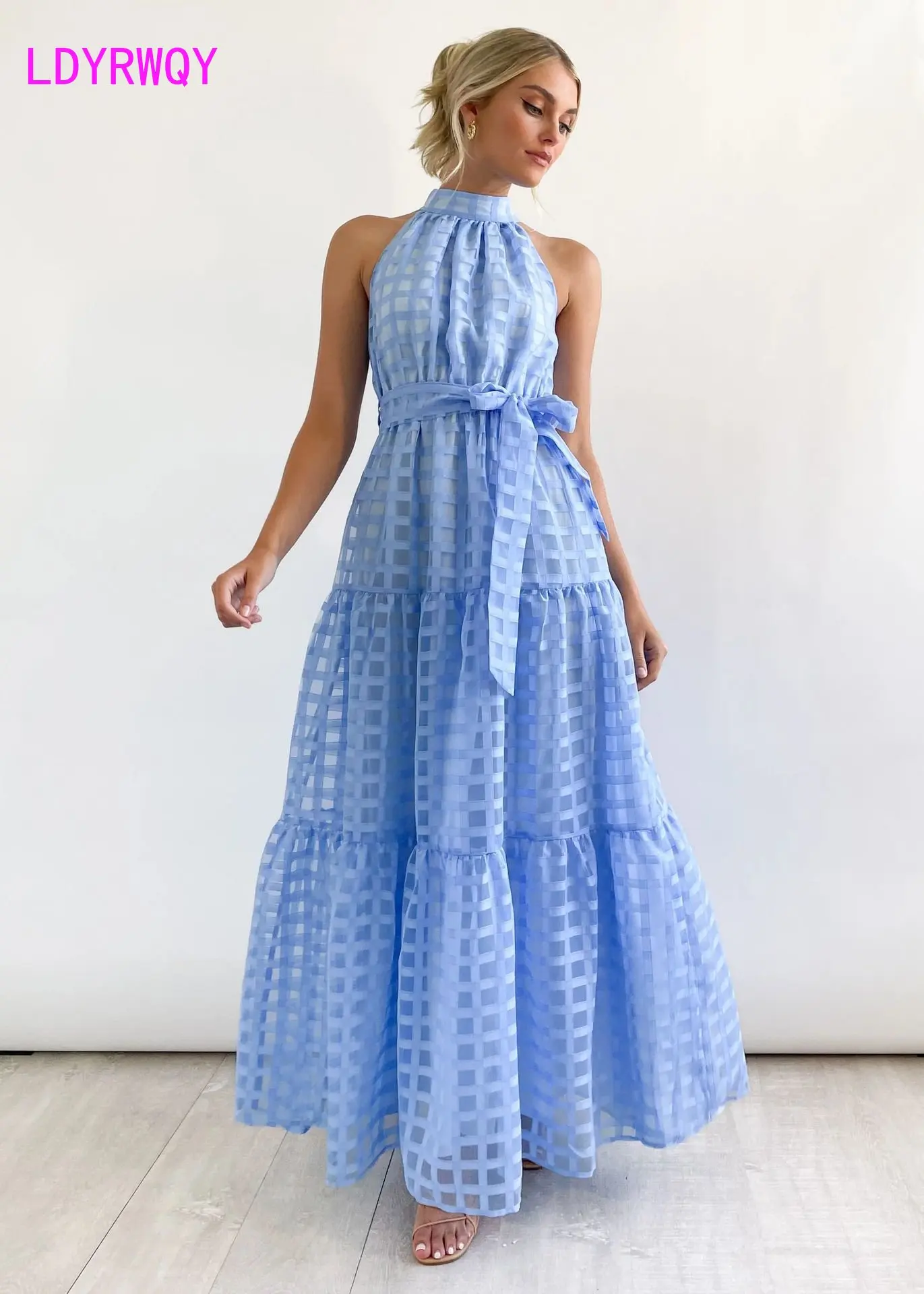 2023 European and American Summer New Fashion Stand Neck Solid Plaid Vintage Long Dress Casual Dress Women
2023 European and American Summer New Fashion Stand Neck Solid Plaid Vintage Long Dress Casual Dress Women