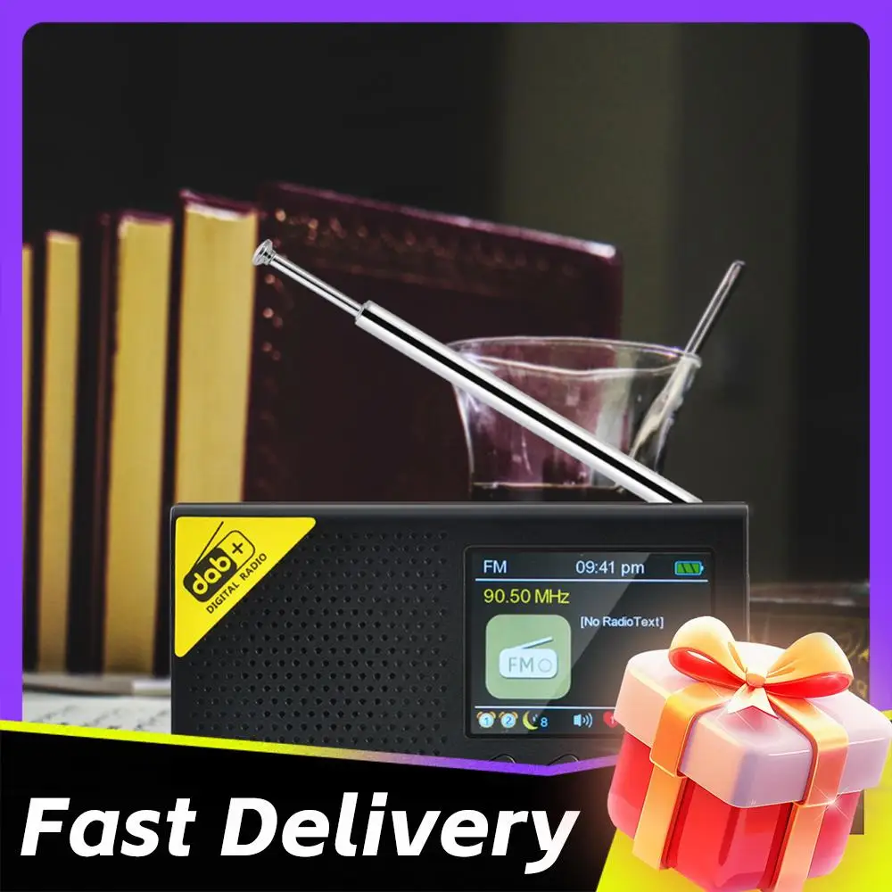 Bluetooth 5.0 Digital Radio Stereo DAB FM Receiver Audio Broadcasting Player 2.4 inch LCD Display Portable Home Radio Player
Bluetooth 5.0 Digital Radio Stereo DAB FM Receiver Audio Broadcasting Player 2.4 inch LCD Display Portable Home Radio Player