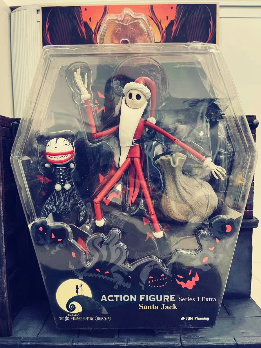 Disney Jun Planning Nightmare Before Christmas Santa Jack Action figures Series 1 Halloween gift The box is slightly yellowed
Disney Jun Planning Nightmare Before Christmas Santa Jack Action figures Series 1 Halloween gift The box is slightly yellowed