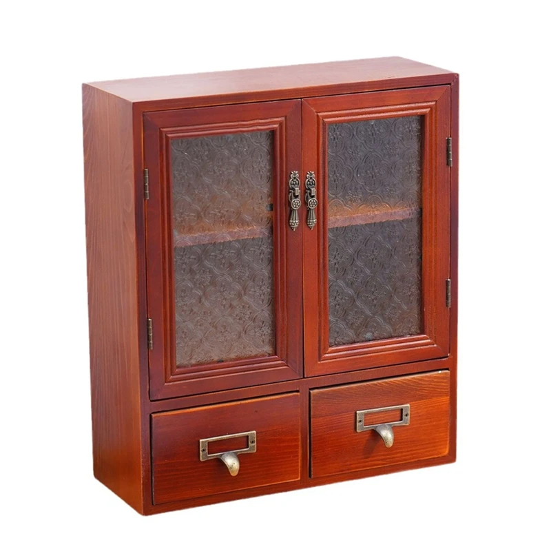Wind Retro Old Wooden Desktop Storage Cabinet Drawer Type Cosmetic Storage Box Perfume Storage Cabinet
Wind Retro Old Wooden Desktop Storage Cabinet Drawer Type Cosmetic Storage Box Perfume Storage Cabinet
