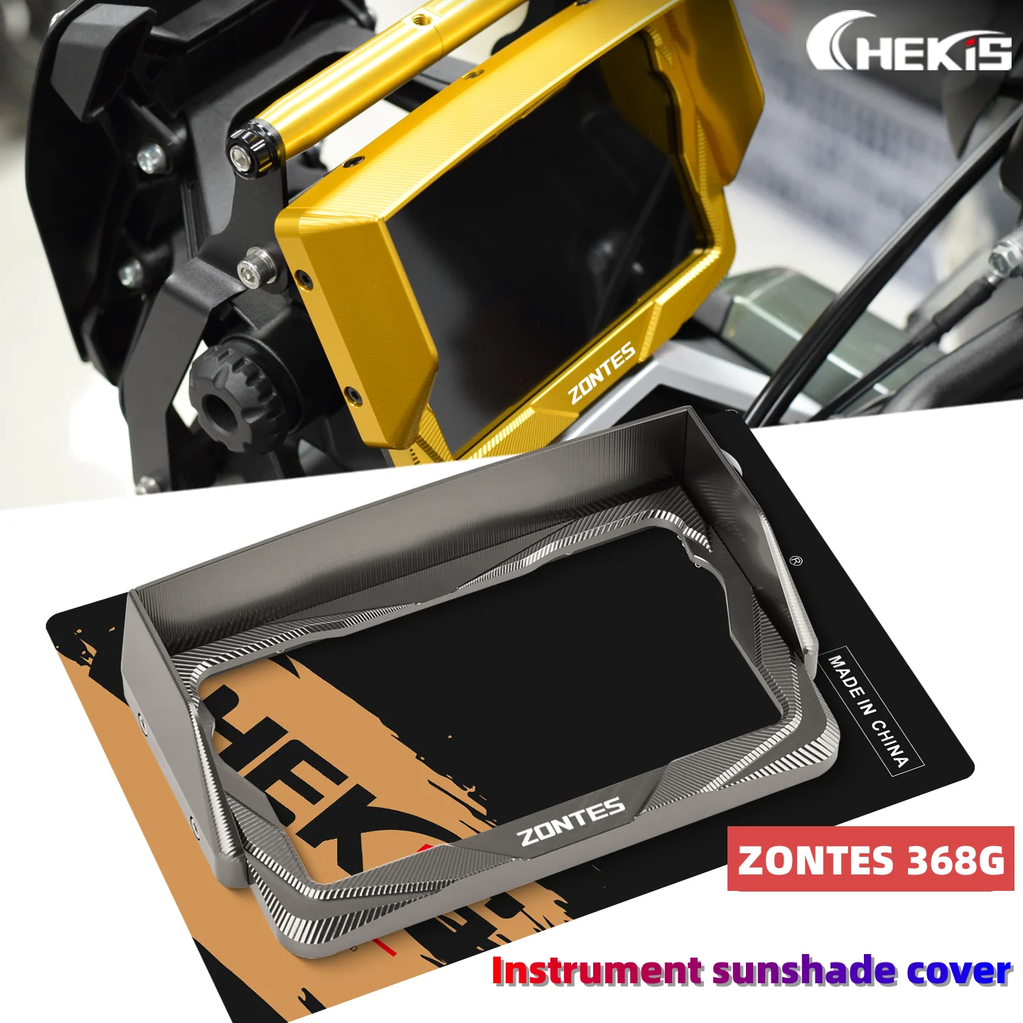 Chekis Is Suitable for Zontes 368g 501g Modified Accessories Instrument Panel Protection Frame Lcd Display Protective Cover Protective Cover with Sunshade
Chekis Is Suitable for Zontes 368g 501g Modified Accessories Instrument Panel Protection Frame Lcd Display Protective Cover Protective Cover with Sunshade