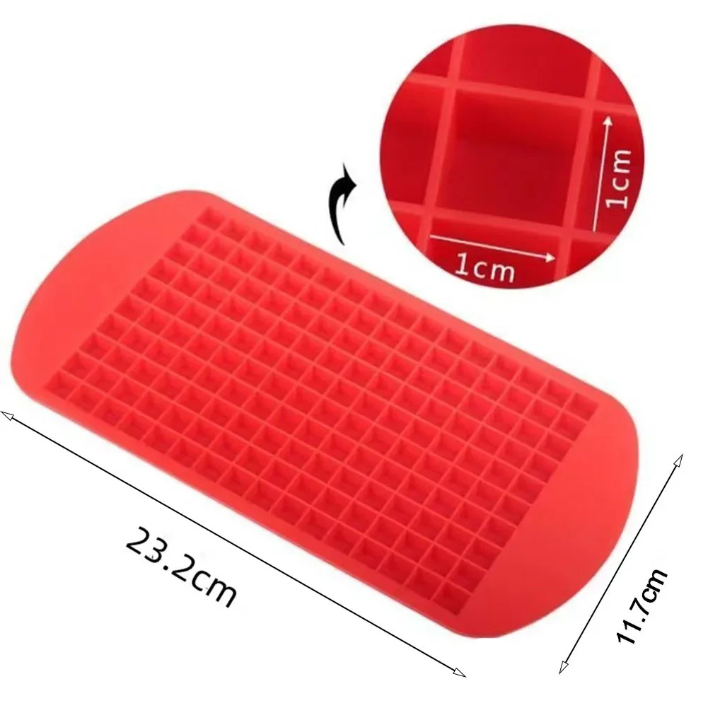 160 Grid Mini Silicone Ice-Tray Ice-Cubes Foldable Ice Mold- Ice Breaker Ice-Grid Tray Small Square Mold- Ice Maker kitchen part
160 Grid Mini Silicone Ice-Tray Ice-Cubes Foldable Ice Mold- Ice Breaker Ice-Grid Tray Small Square Mold- Ice Maker kitchen part