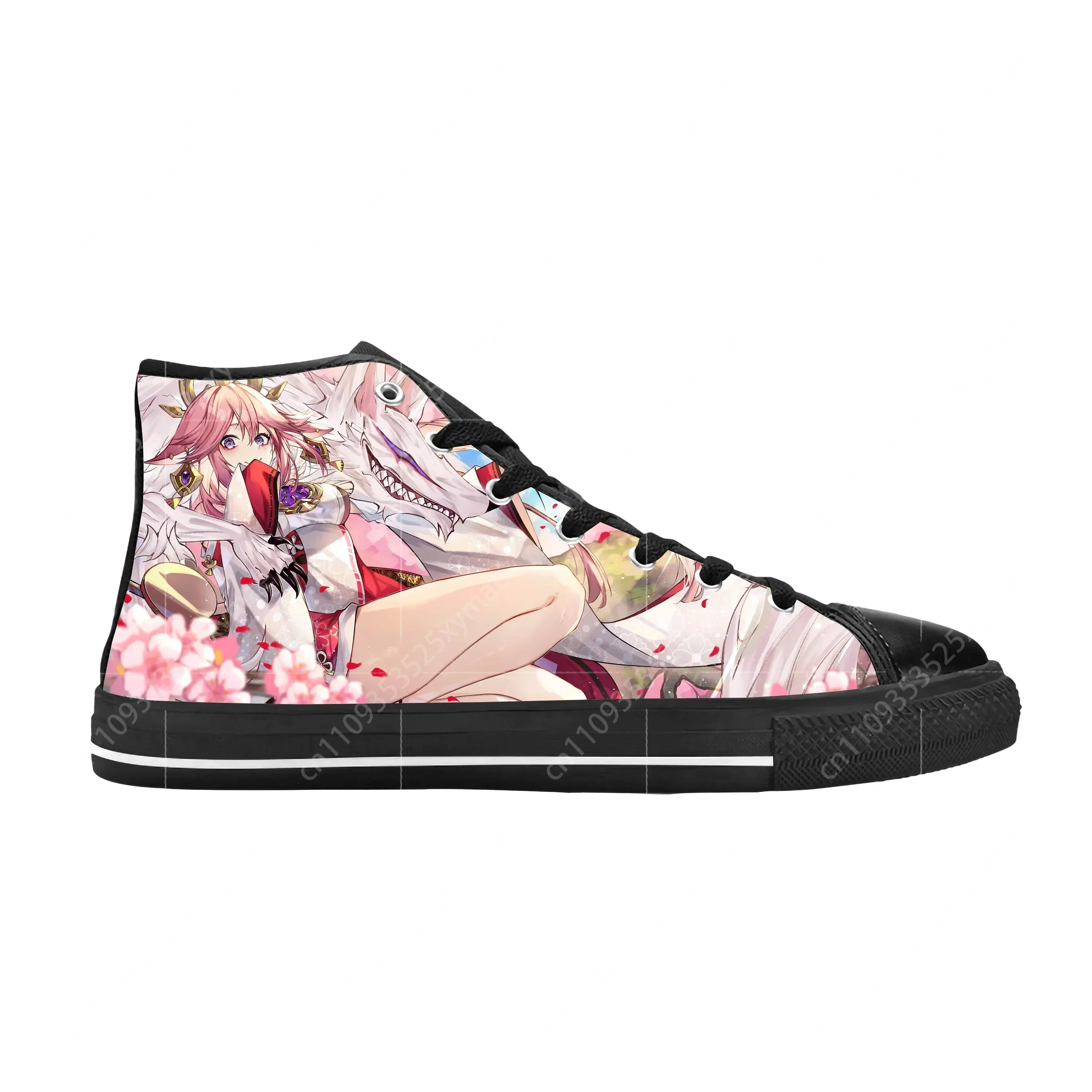 Anime Manga Cartoon Genshin Impact Yae Miko Guuji Casual Cloth Shoes High Top Comfortable Breathable 3D Print Men Women Sneakers
Anime Manga Cartoon Genshin Impact Yae Miko Guuji Casual Cloth Shoes High Top Comfortable Breathable 3D Print Men Women Sneakers