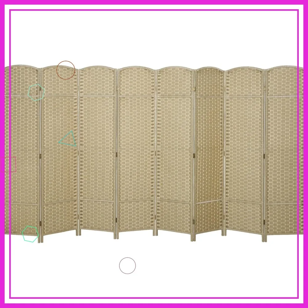 8 Panel Folding Privacy Screen Room Divider, 5.6' Tall Freestanding Partition for Home Office Bedroom
8 Panel Folding Privacy Screen Room Divider, 5.6' Tall Freestanding Partition for Home Office Bedroom