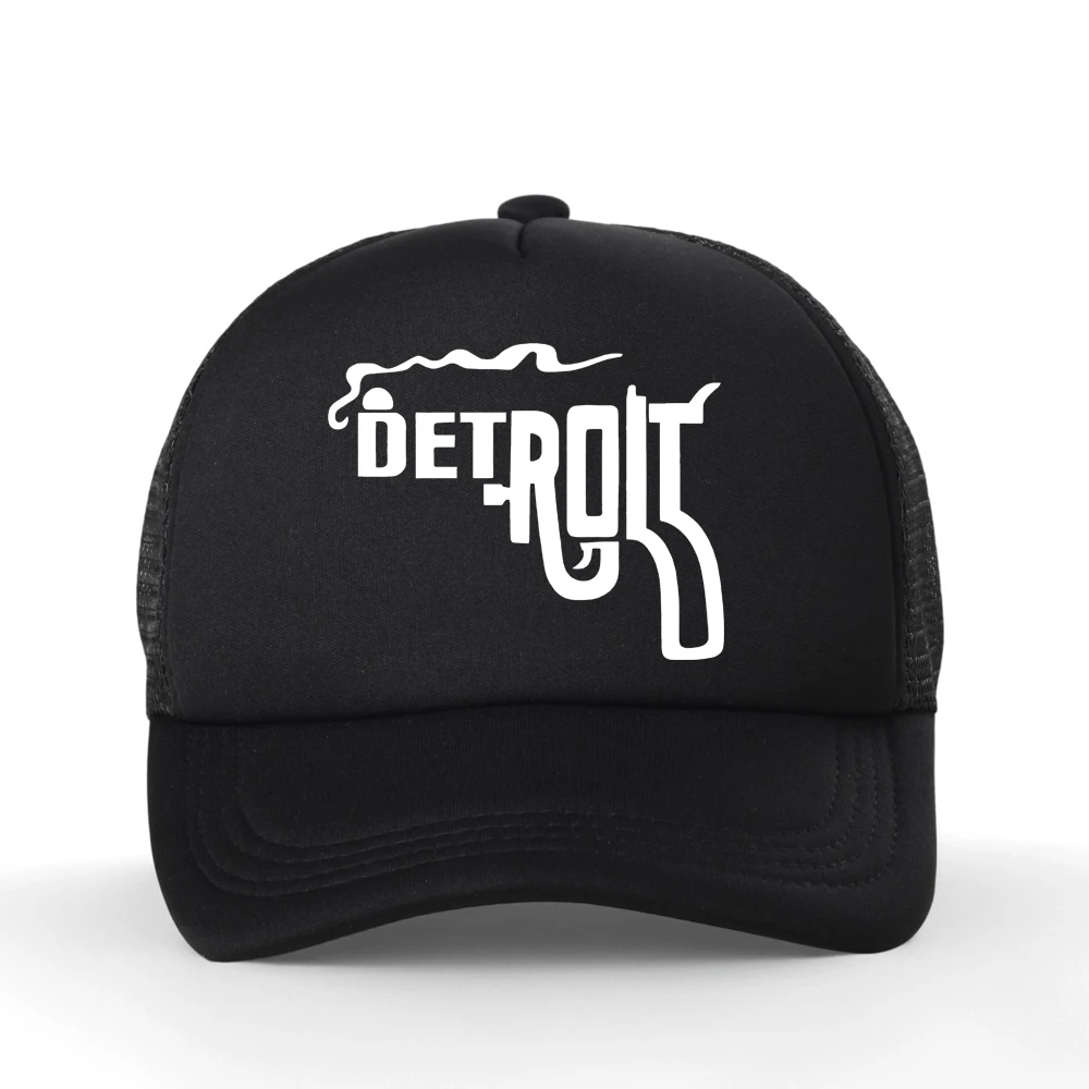Men's Detroit Smoking Gun Cool Pistol Creative Pattern Print Baseball Cap Casual Summer Mesh Adjustable Snapback Hat
Men's Detroit Smoking Gun Cool Pistol Creative Pattern Print Baseball Cap Casual Summer Mesh Adjustable Snapback Hat