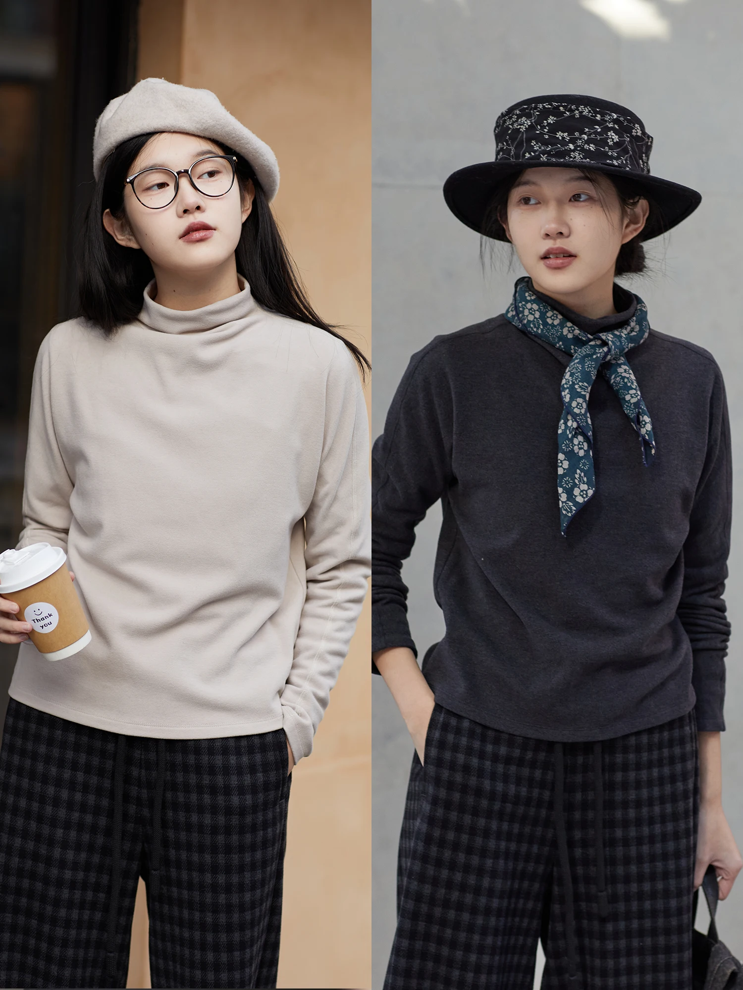 Warm Thiened Winter Fce Flannel Base irt Medium Collar Inner Wear Women's Soft Cotton Long Sve High Ne T-irt
Warm Thiened Winter Fce Flannel Base irt Medium Collar Inner Wear Women's Soft Cotton Long Sve High Ne T-irt