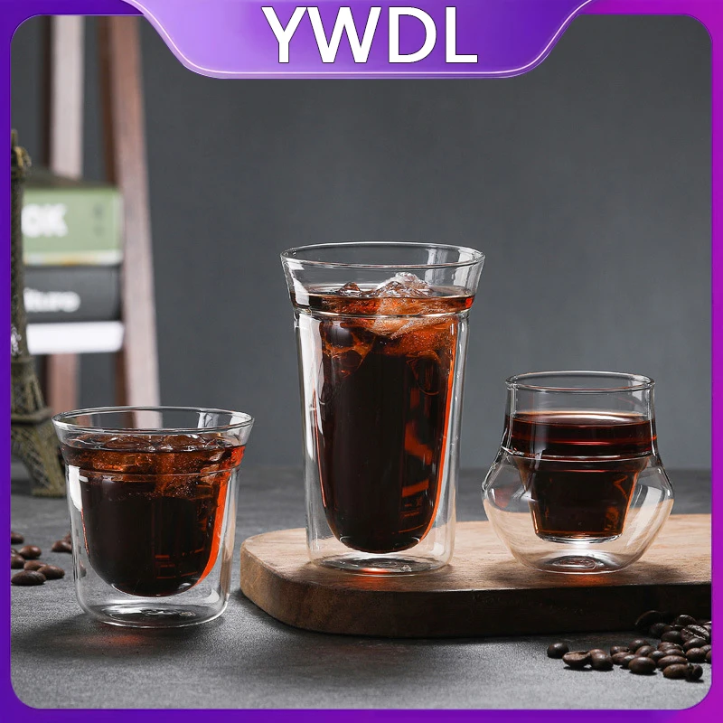 1/2pcs Handmade Double-walled Glass Coffee Cup Clear Insulated Espresso Cups Heatresist Milk Teacup Brandy Wine Drinking Glasses
1/2pcs Handmade Double-walled Glass Coffee Cup Clear Insulated Espresso Cups Heatresist Milk Teacup Brandy Wine Drinking Glasses