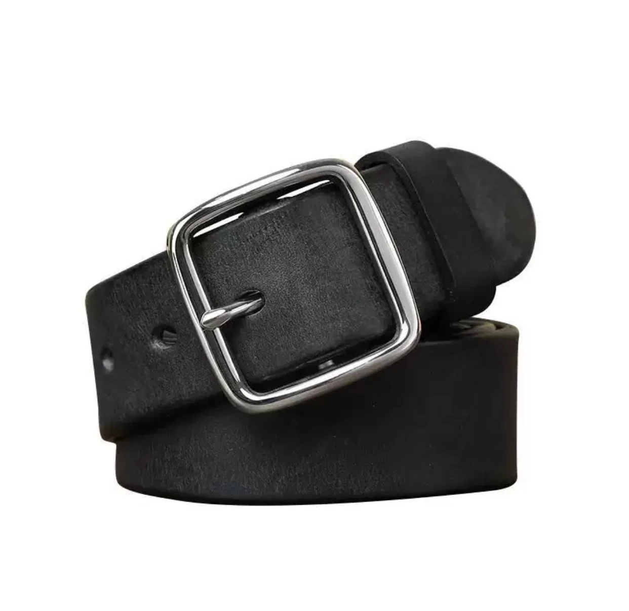 Stainless steel buckle men's belt, luxurious full grain leather, Korean style, retro, fashionable, high-end, multi-functional
Stainless steel buckle men's belt, luxurious full grain leather, Korean style, retro, fashionable, high-end, multi-functional