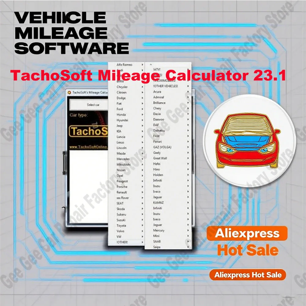 New TachoSoft Mileage Calculator 23.1 obd2 scanner Counter Calculation Software V23.1 With License Digital Odometer Calculators
New TachoSoft Mileage Calculator 23.1 obd2 scanner Counter Calculation Software V23.1 With License Digital Odometer Calculators