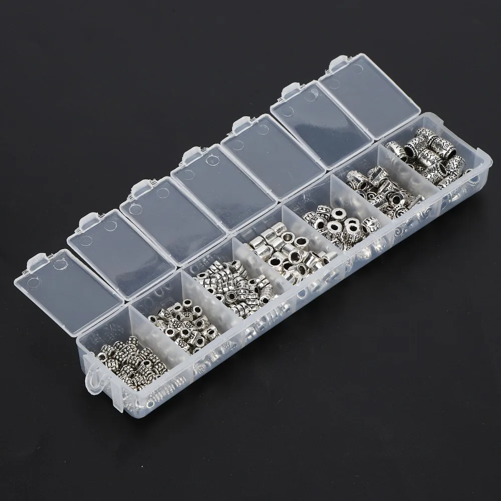 260pcs Jewelry Accessories Antique Spacer Bead Alloy Tube Spacer Bead Kit Silver Metal Spacer Bead Jewelry Making
260pcs Jewelry Accessories Antique Spacer Bead Alloy Tube Spacer Bead Kit Silver Metal Spacer Bead Jewelry Making