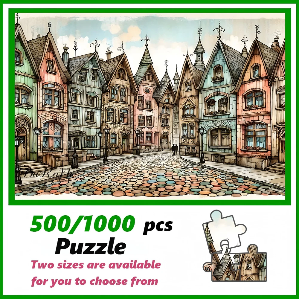 A high-quality 500/1000-piece puzzle, perfect for adults, is a fun family game that helps relieve stress and is great for birthd
A high-quality 500/1000-piece puzzle, perfect for adults, is a fun family game that helps relieve stress and is great for birthd
