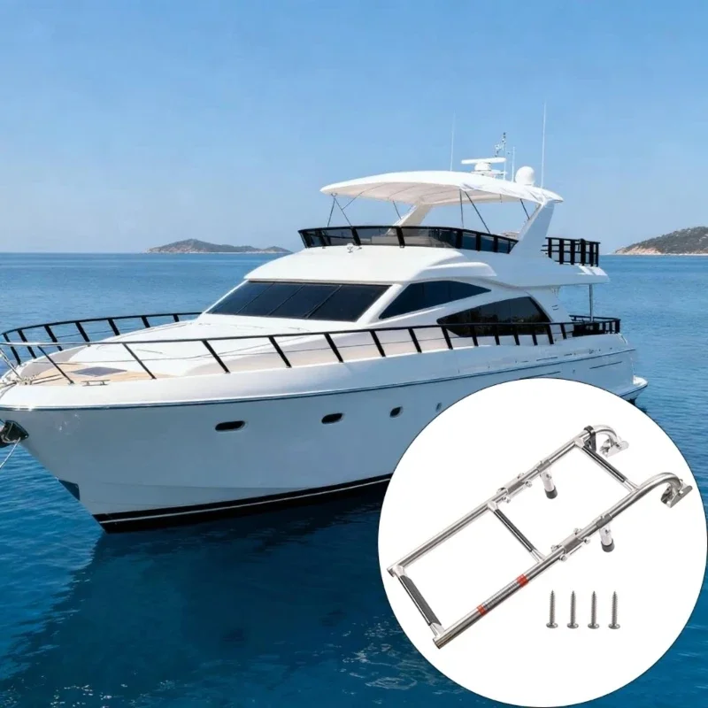 Marine Safety Folding Boarding Ladder Swim Ladder Telescoping Stepladder 3 Steps For Watercraft Access X37F
Marine Safety Folding Boarding Ladder Swim Ladder Telescoping Stepladder 3 Steps For Watercraft Access X37F