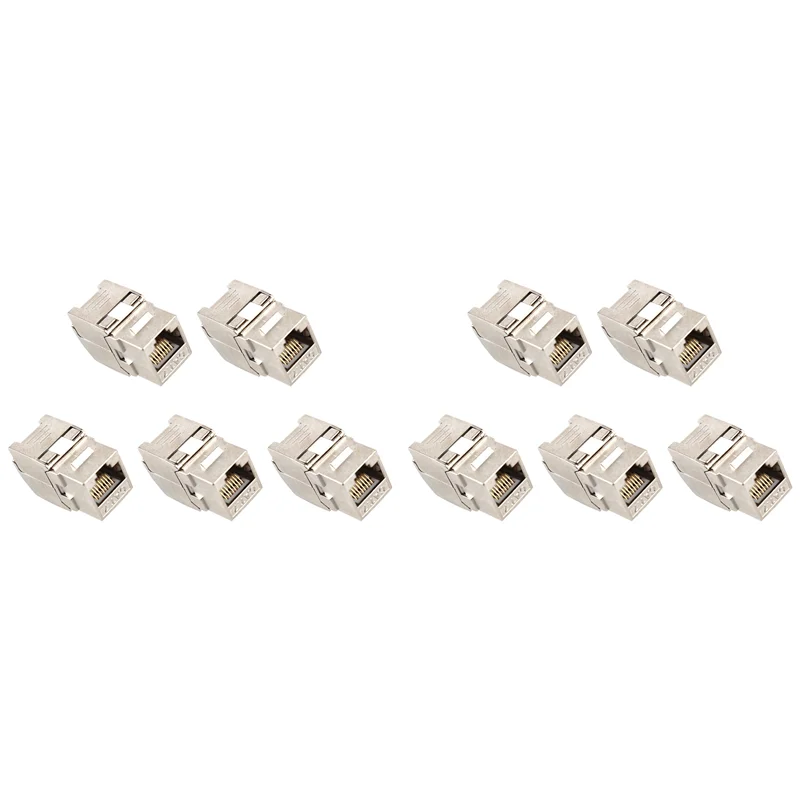 Изысканный-10 шт. сетевой модуль RJ45 Cat7 Keystone Jack, 360 градусов, полностью экранированная розетка RJ45 для подключения без инструментов LSA
Изысканный-10 шт. сетевой модуль RJ45 Cat7 Keystone Jack, 360 градусов, полностью экранированная розетка RJ45 для подключения без инструментов LSA