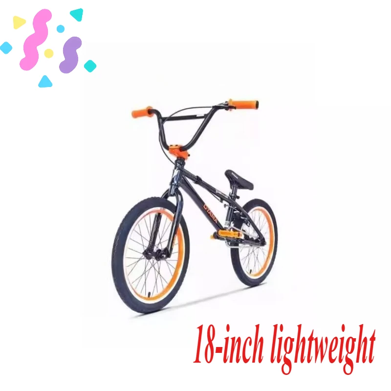 Aluminum alloy BMX BMX 18-inch ultra-light bicycle performance car
Aluminum alloy BMX BMX 18-inch ultra-light bicycle performance car