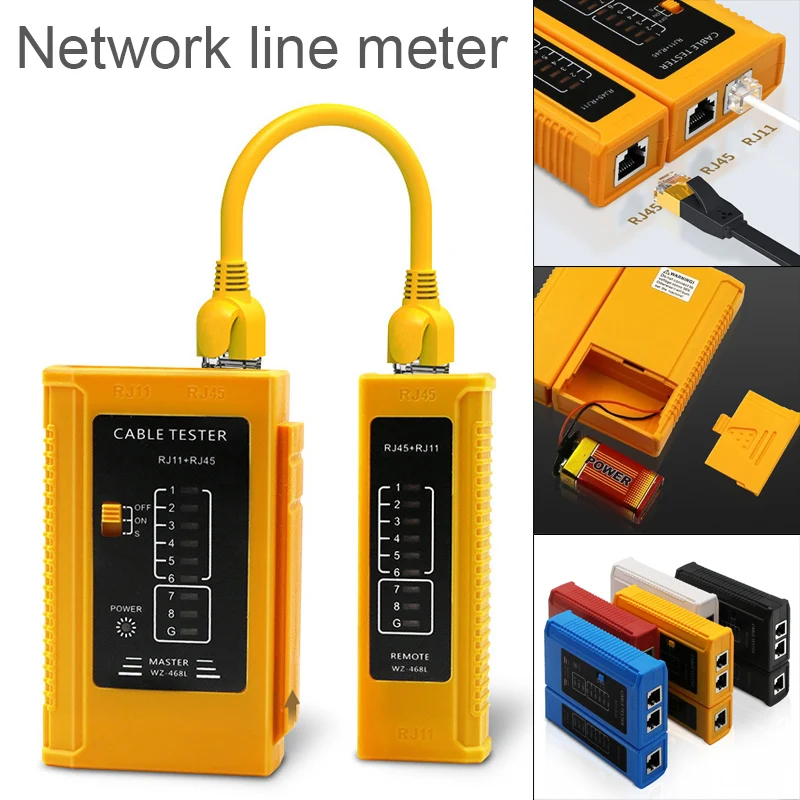 Кабельный тестер RJ45 Lan, профессиональный тестер для сетевых кабелей RJ45, RJ11, RJ12, CAT5, CAT6, UTP, LAN, инструмент для ПК
Кабельный тестер RJ45 Lan, профессиональный тестер для сетевых кабелей RJ45, RJ11, RJ12, CAT5, CAT6, UTP, LAN, инструмент для ПК