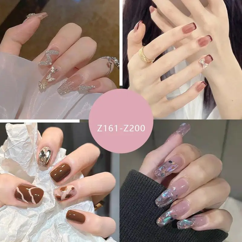 Fake Nail Wear Full Stick Ultra-thin Diamond Nail Enhancement False Nail Stick Multi-color Nail Piece Finished Fake Nail Sexy
Fake Nail Wear Full Stick Ultra-thin Diamond Nail Enhancement False Nail Stick Multi-color Nail Piece Finished Fake Nail Sexy