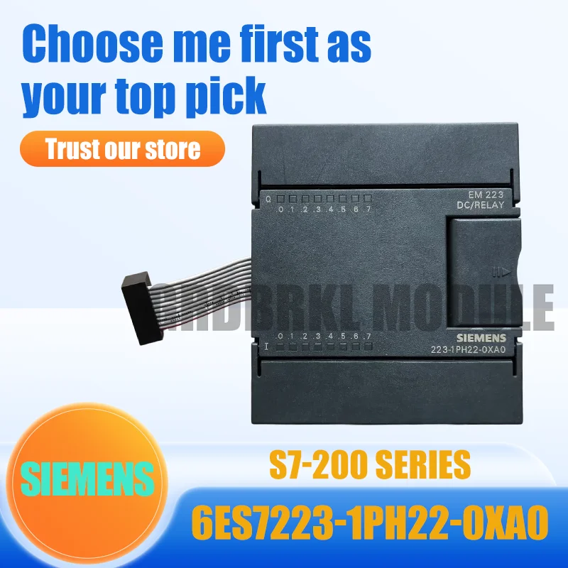 New Original SIEMENS 6ES7223-1PH22-0XA0 SIMATIC S7-200 EM223 8DI 8DO Relay Expansion PLC Module
New Original SIEMENS 6ES7223-1PH22-0XA0 SIMATIC S7-200 EM223 8DI 8DO Relay Expansion PLC Module