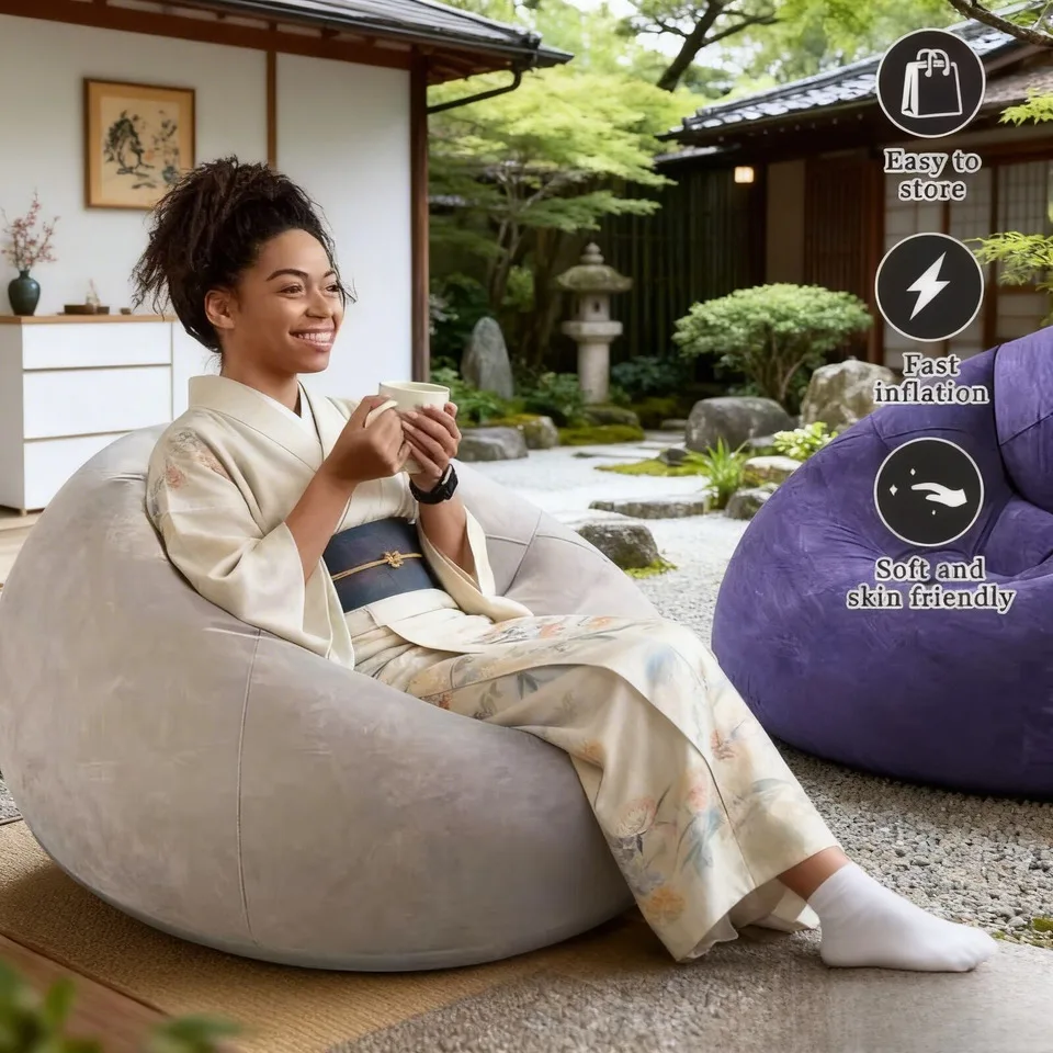 Portable Single Person Inflatable Sofa Lazy Chair Camping Air Bean Bag Sofa For Outdoor Leisure And Travel
Portable Single Person Inflatable Sofa Lazy Chair Camping Air Bean Bag Sofa For Outdoor Leisure And Travel