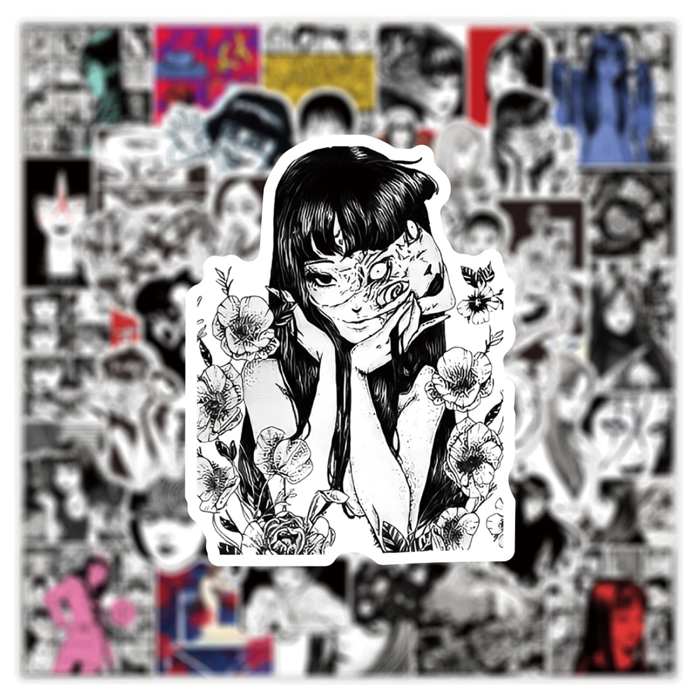 10/30/50pcs Horror Tomie Junji Ito Cartoon Stickers Dark Anime Sticker Skateboard Suitcase Laptop Tomie Kawakami Graffiti Decals
10/30/50pcs Horror Tomie Junji Ito Cartoon Stickers Dark Anime Sticker Skateboard Suitcase Laptop Tomie Kawakami Graffiti Decals