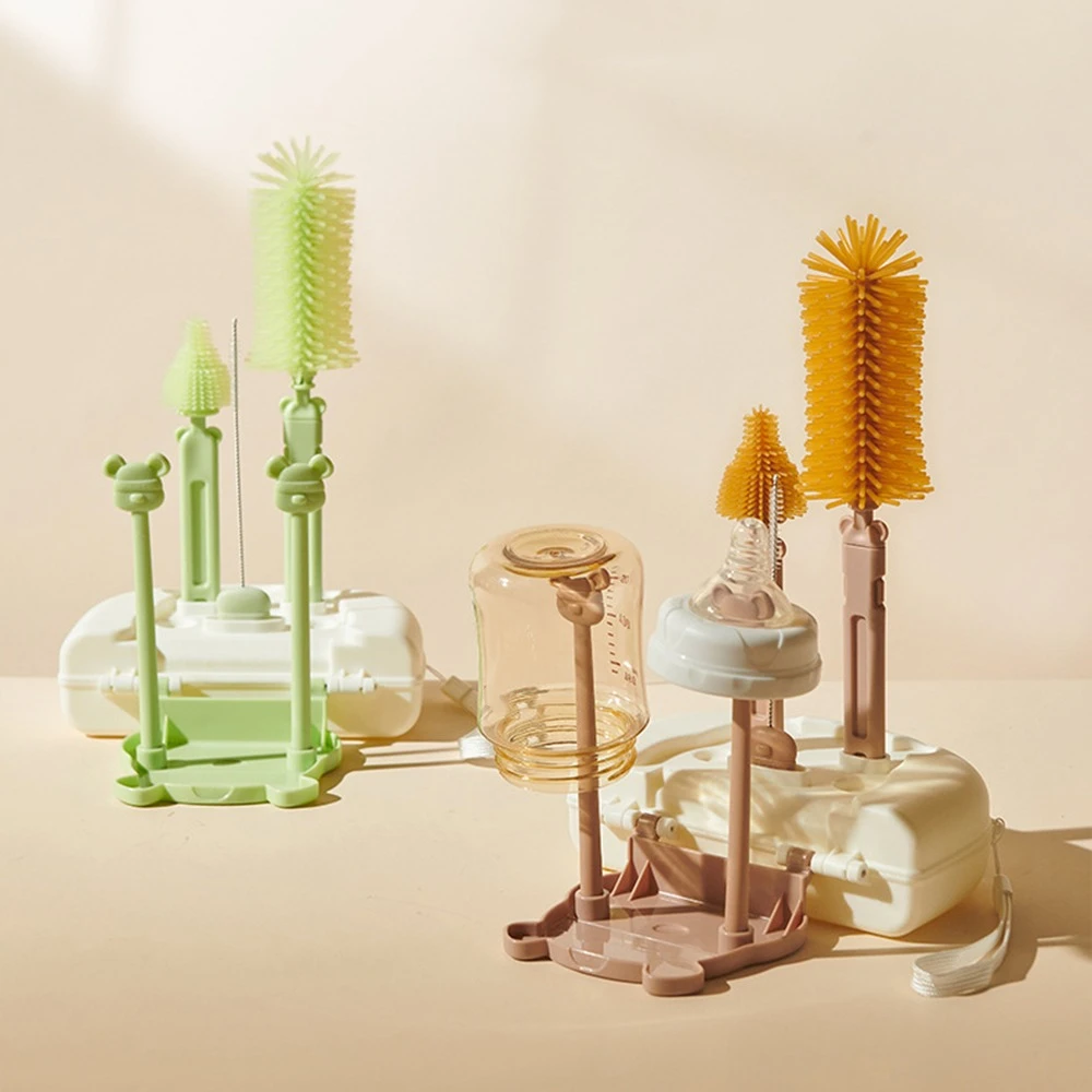 Multifunctional Bottle Cleaning Brush Set Bear 8 in 1 Baby Bottle Brush Kit Lion Silicone Glass Cup Washing Brush Outdoor
Multifunctional Bottle Cleaning Brush Set Bear 8 in 1 Baby Bottle Brush Kit Lion Silicone Glass Cup Washing Brush Outdoor