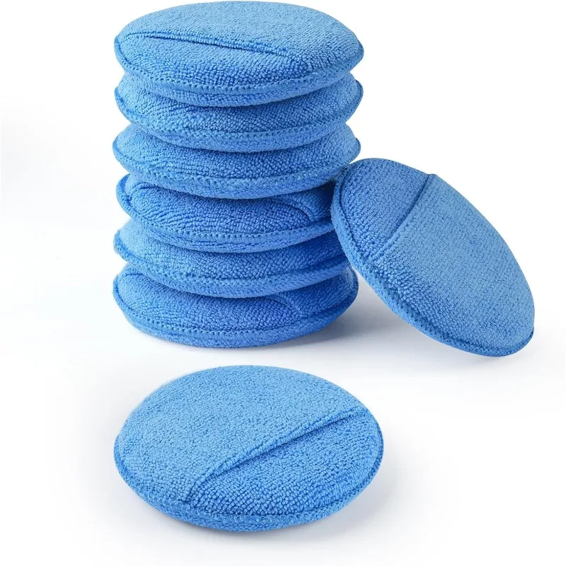 Wax Applicator Pad (8 Pack), 5 Inch Microfiber Applicator Pad with Finger Pocket, Washable Reusable Polishing Pads, Buffing Pads
Wax Applicator Pad (8 Pack), 5 Inch Microfiber Applicator Pad with Finger Pocket, Washable Reusable Polishing Pads, Buffing Pads