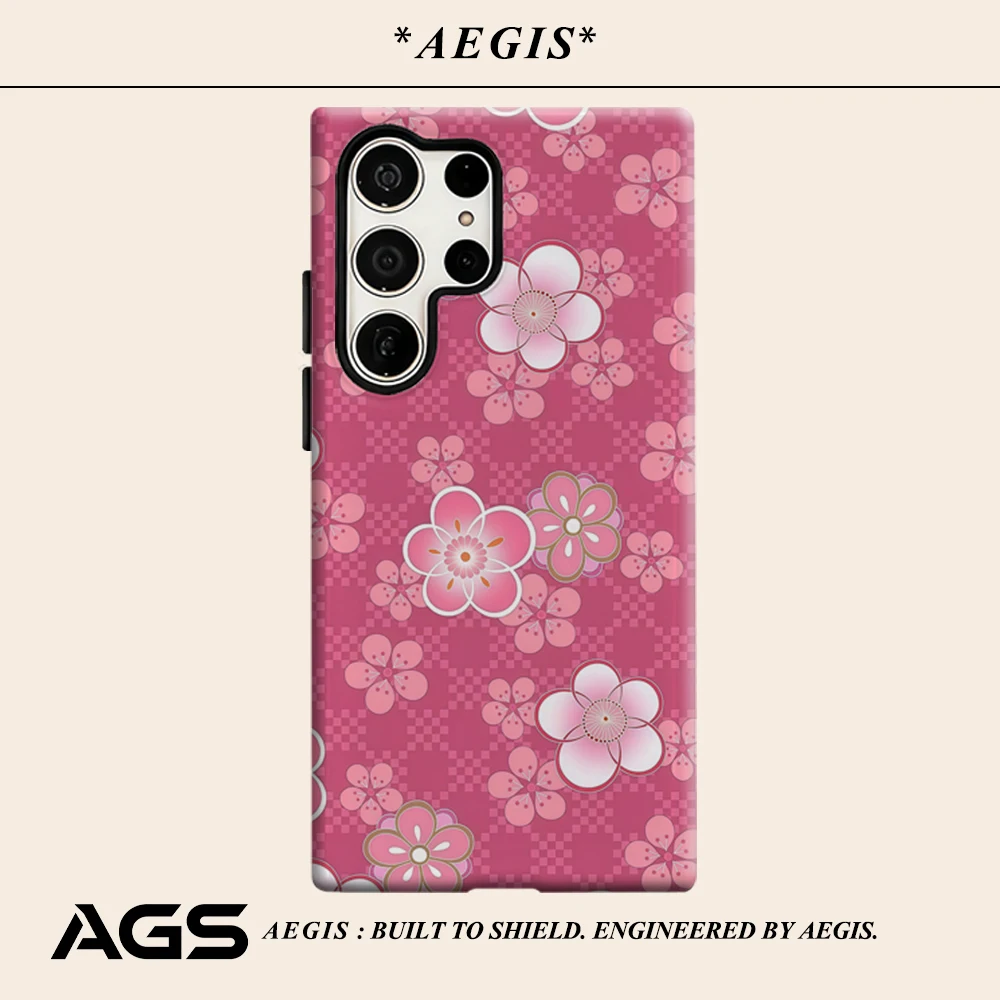 Pink Check Cherry Blossom Phone Case for Samsung Galaxy S25 Ultra S24 S23 Ultra Plus Glossy Double-layer Back Cover
Pink Check Cherry Blossom Phone Case for Samsung Galaxy S25 Ultra S24 S23 Ultra Plus Glossy Double-layer Back Cover