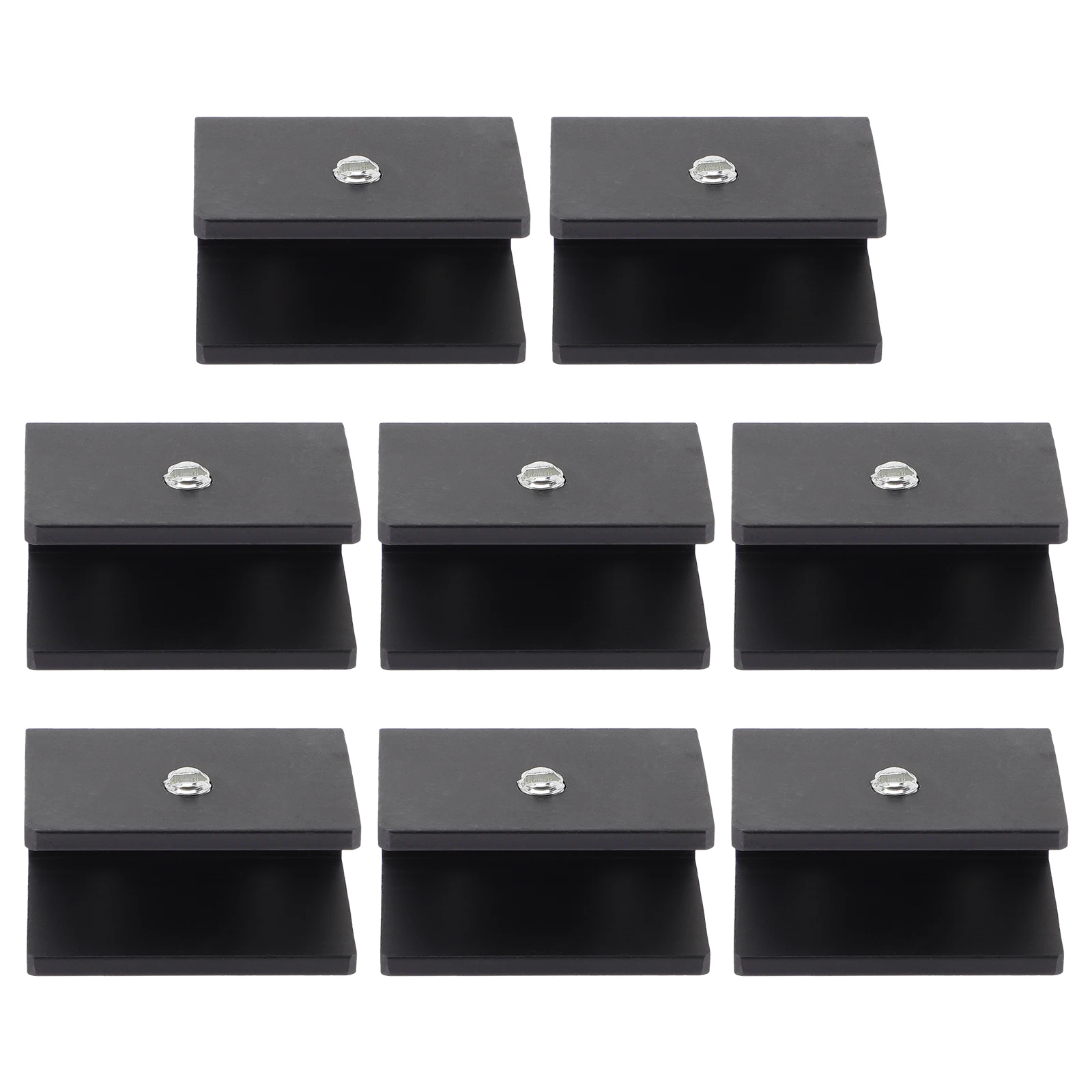 8pcs Glass Shelf Brackets Black Heavy Duty Kitchen Bathroom Wall Mount Floating Shelves Clamp Support Sturdy Practical
8pcs Glass Shelf Brackets Black Heavy Duty Kitchen Bathroom Wall Mount Floating Shelves Clamp Support Sturdy Practical