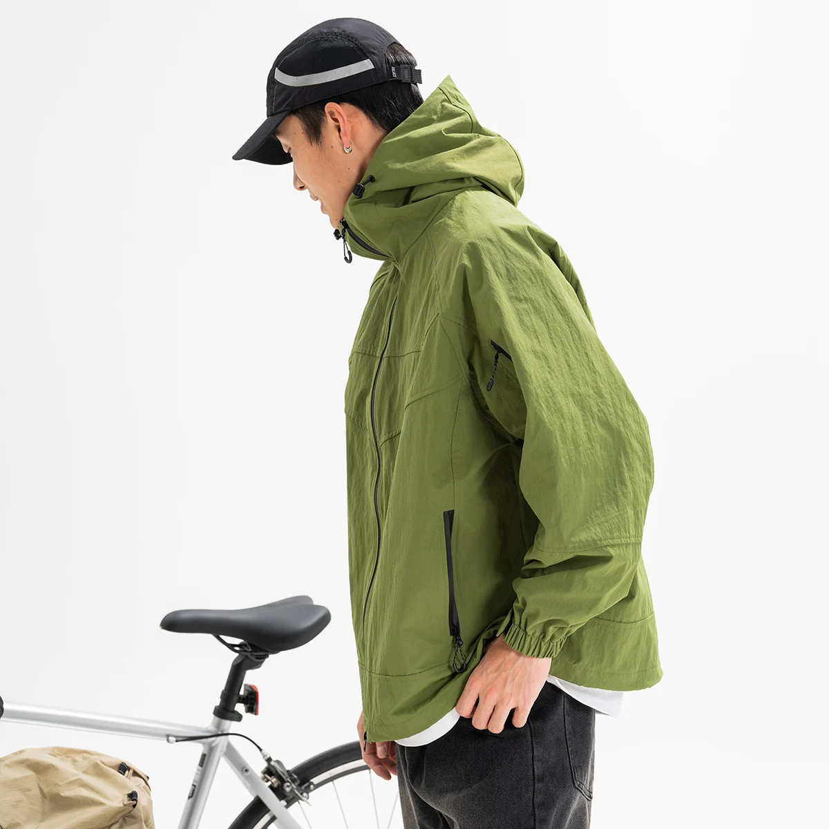 Wassup Blueo American Sle Loose Fit Men's Spring Autumn Jaet Windproof Waterproof Breathable Zipper Decorated Nylon Fiber
Wassup Blueo American Sle Loose Fit Men's Spring Autumn Jaet Windproof Waterproof Breathable Zipper Decorated Nylon Fiber