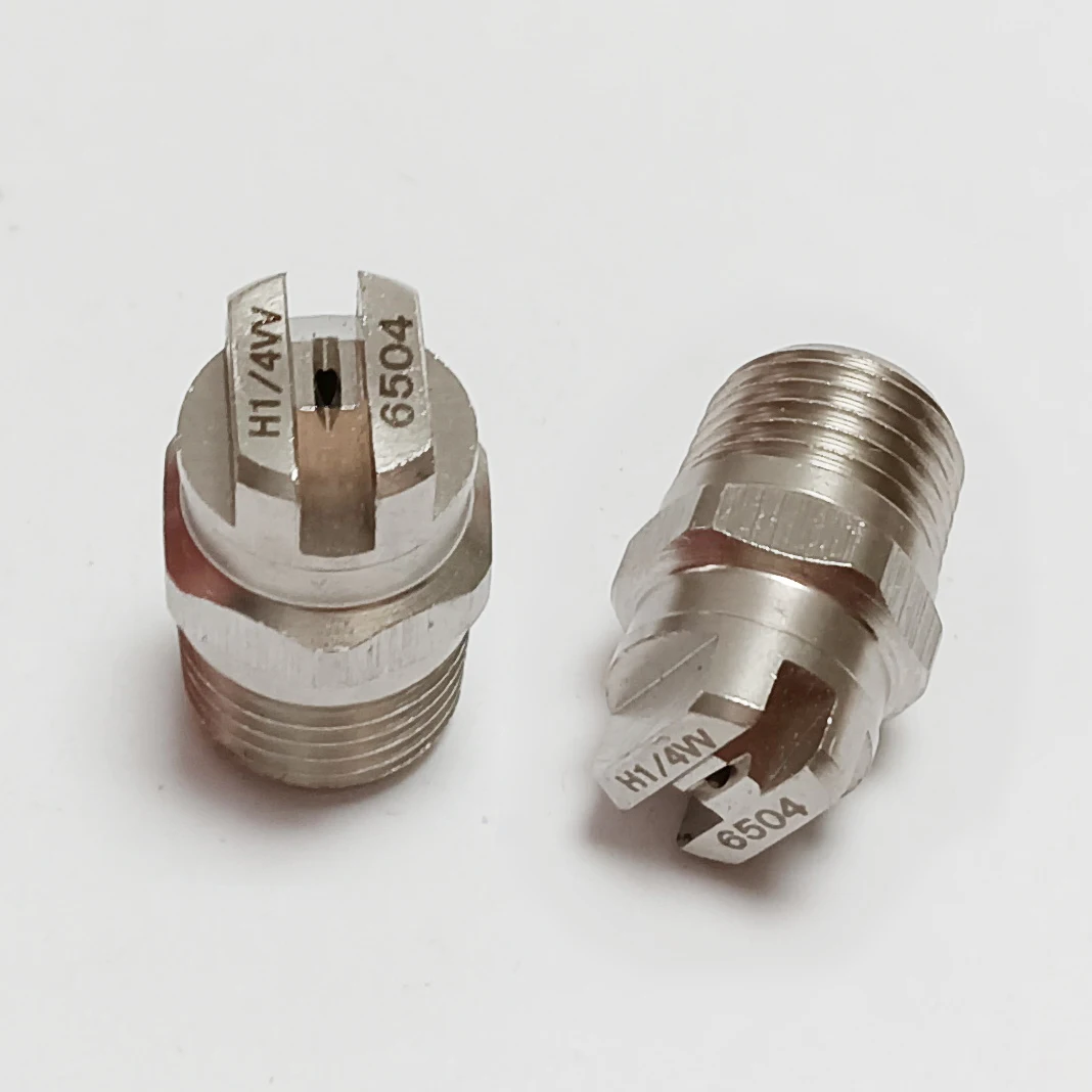 30pcs 1/4"-6504 SS304 vee jet flat fan spray nozzle
30pcs 1/4"-6504 SS304 vee jet flat fan spray nozzle