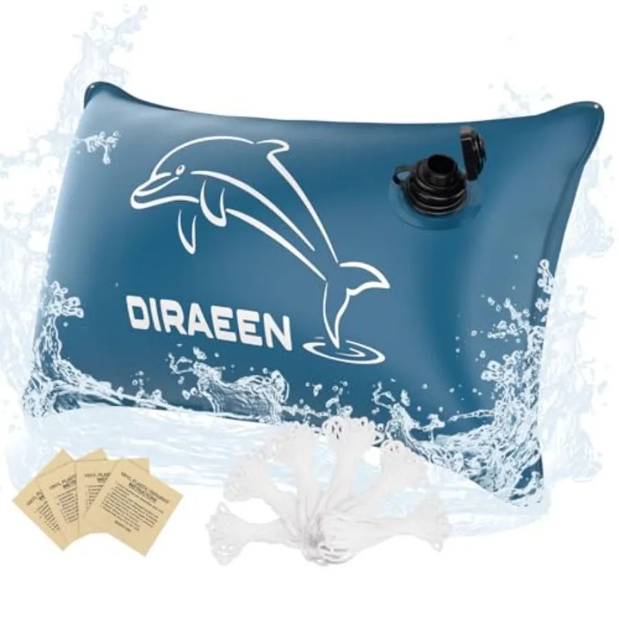 Pool Pillow 6.6 ft. x 13 ft. Double Sealed Pool Pillows for Above Ground Pools Cover Winterizing, Heavy Duty Pool Pillows Float
Pool Pillow 6.6 ft. x 13 ft. Double Sealed Pool Pillows for Above Ground Pools Cover Winterizing, Heavy Duty Pool Pillows Float