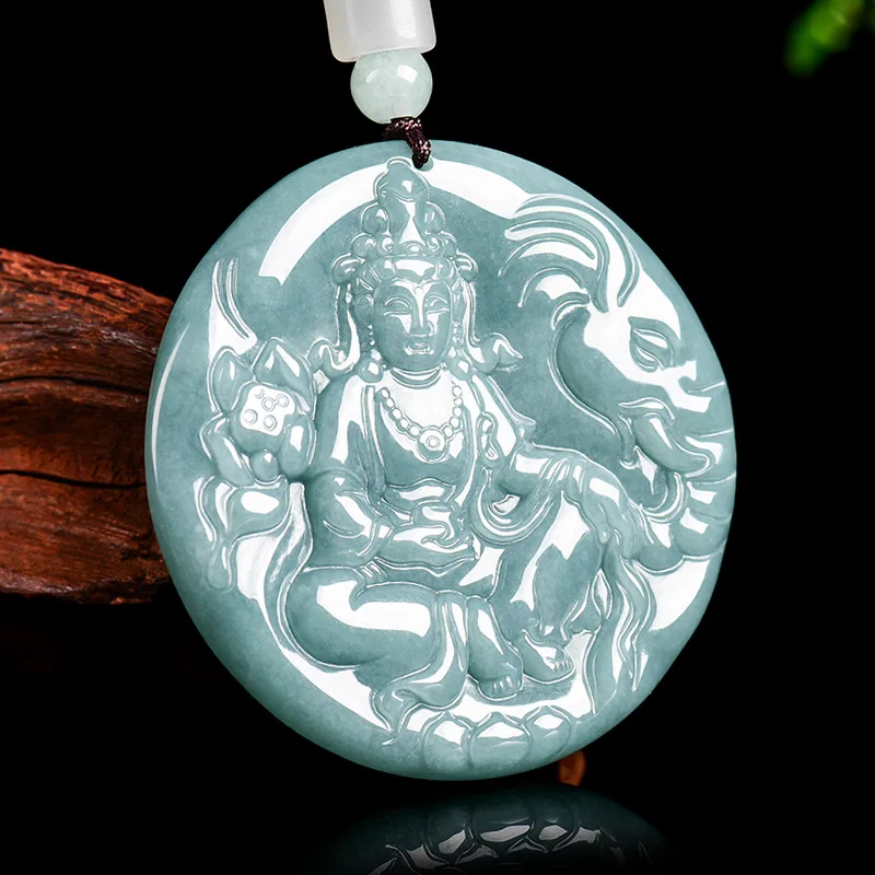 Myanmar Jadeite Guanyin Pendant Necklace Talismans Fashion Accessories Burmese Jade Designer Charm Luxury Carved Amulet
Myanmar Jadeite Guanyin Pendant Necklace Talismans Fashion Accessories Burmese Jade Designer Charm Luxury Carved Amulet