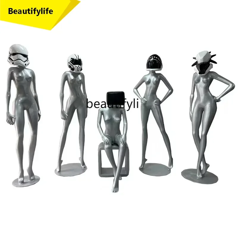 Mechanical Ji Sculpture Punk Bar Barber Shop Restaurant Floor Ornaments Decorations
Mechanical Ji Sculpture Punk Bar Barber Shop Restaurant Floor Ornaments Decorations