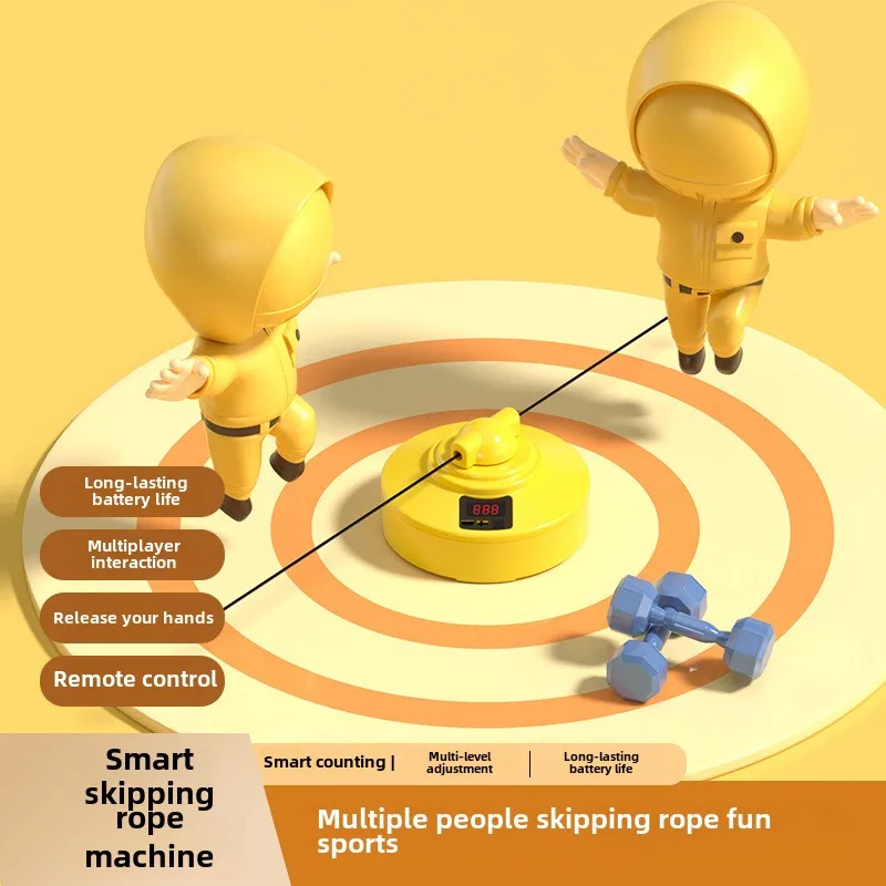 Multi-Player Intelligent Remote Control Electric Rope Skipping Machine Children Remote Control Automatic Counting Rope Skipping
Multi-Player Intelligent Remote Control Electric Rope Skipping Machine Children Remote Control Automatic Counting Rope Skipping